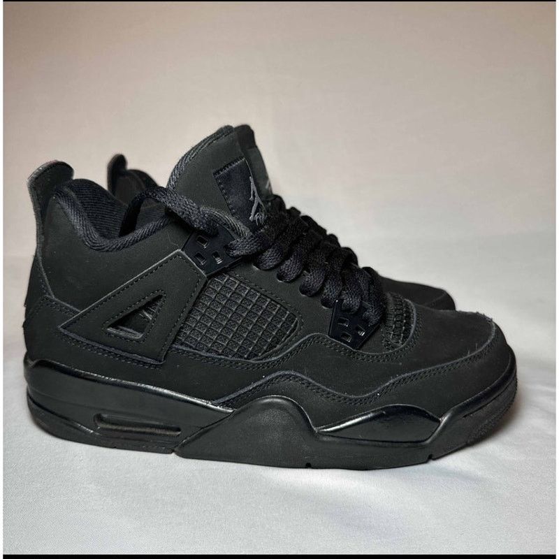 Jordan Brand × Nike Size 6 Nike Air Jordan 4 Retro GS Black Cat 2020 Men's Shoes Size US 6 / EU 39 - 1 Thumbnail