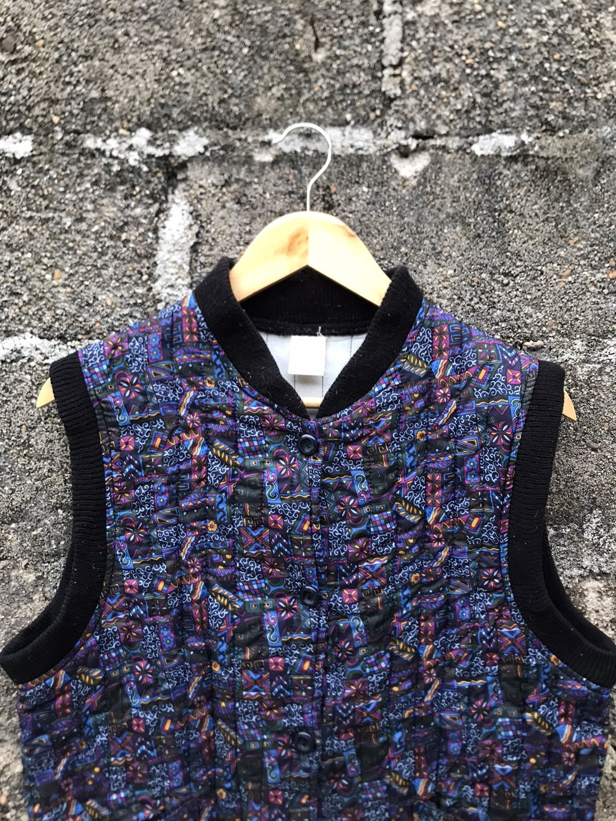 Japanese Brand × Vintage Vintage Ajrakh Block Quilted Vest Size US M / EU 48-50 / 2 - 6 Thumbnail