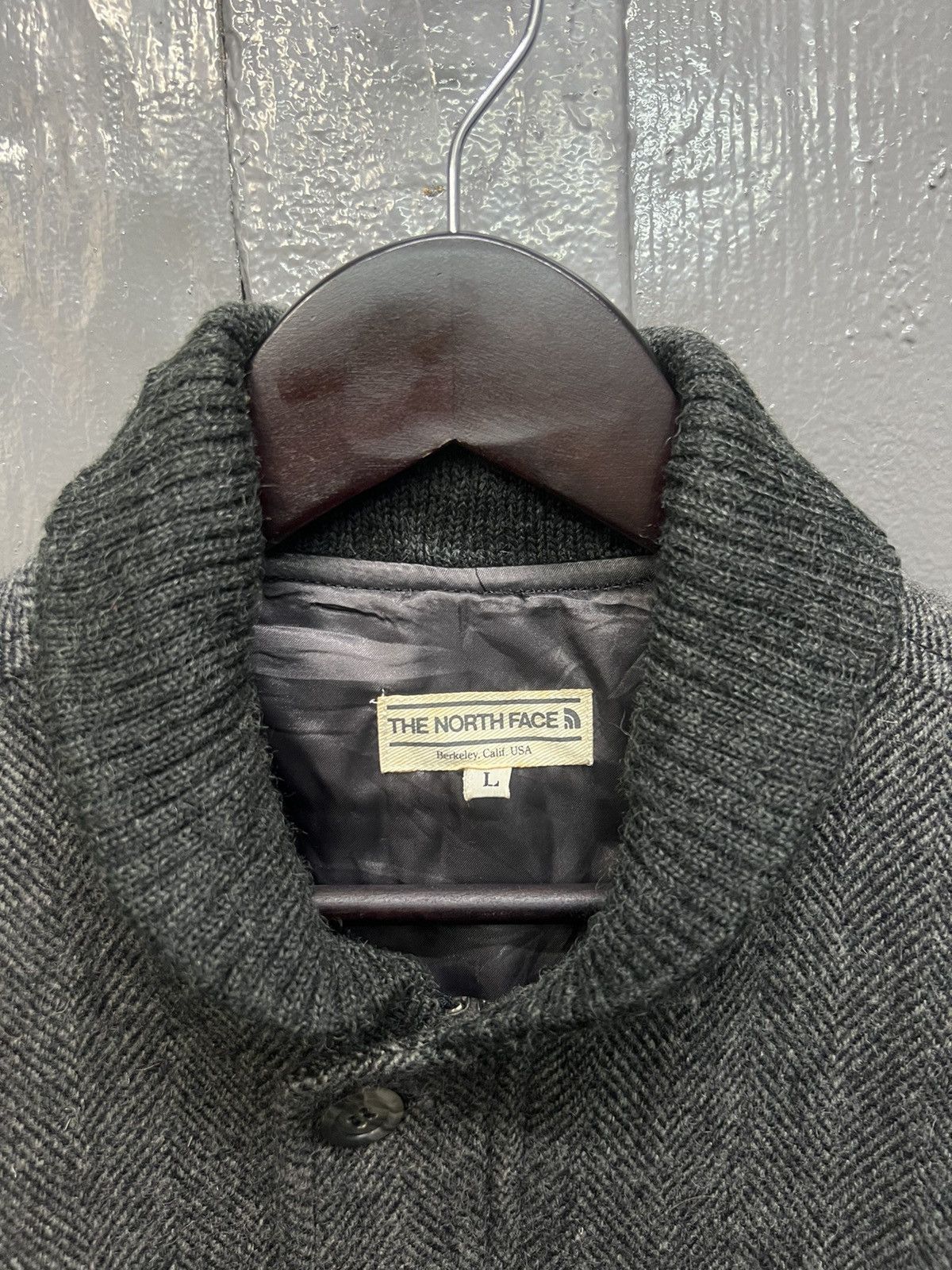 The North Face Vintaege The North Face Wool Fishbone Jacket Size US L / EU 52-54 / 3 - 5 Thumbnail