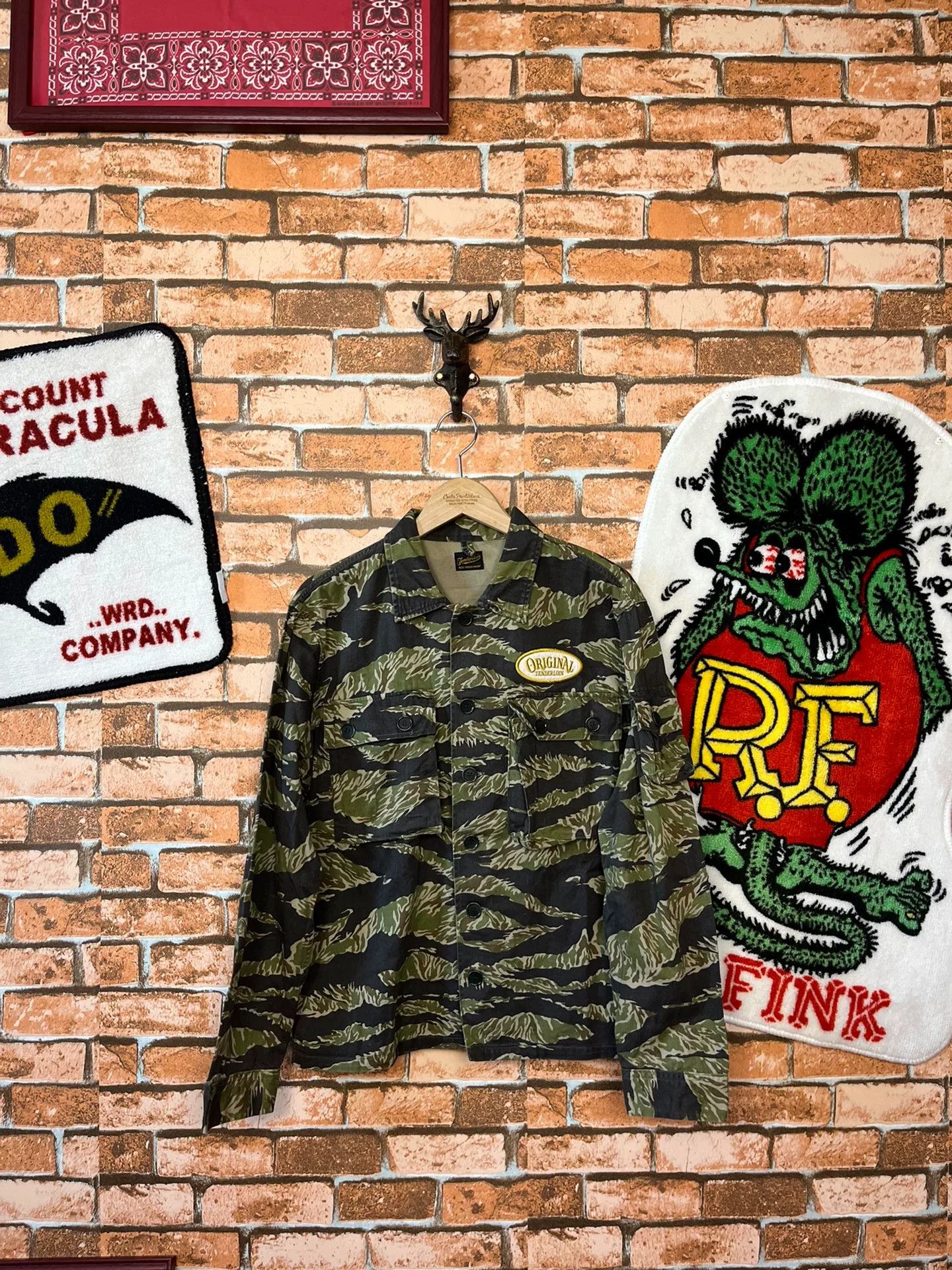 Tenderloin TENDERLOIN Tiger Stripe Camo Shirt Size US S / EU 44-46 / 1 - 1 Thumbnail
