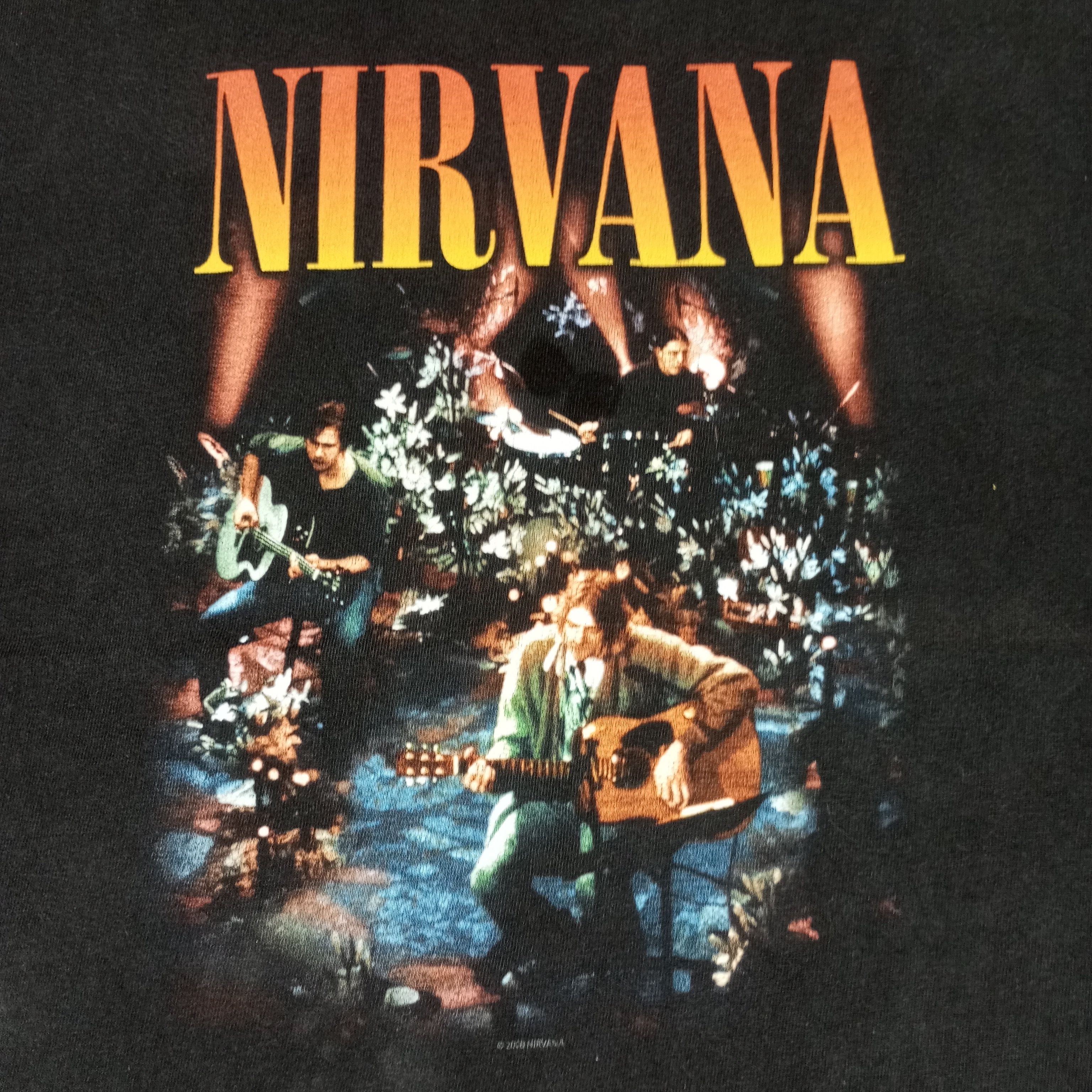 Band Tees × Nirvana × Vintage Nirvana Rock Band Music Vintage Tshirt Size US M / EU 48-50 / 2 - 2 Thumbnail