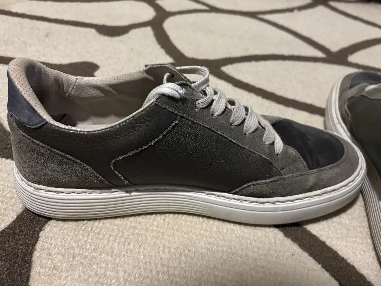Brunello Cucinelli Leather and suede Brunello low sneakers Size US 8 / EU 41 - 5 Thumbnail