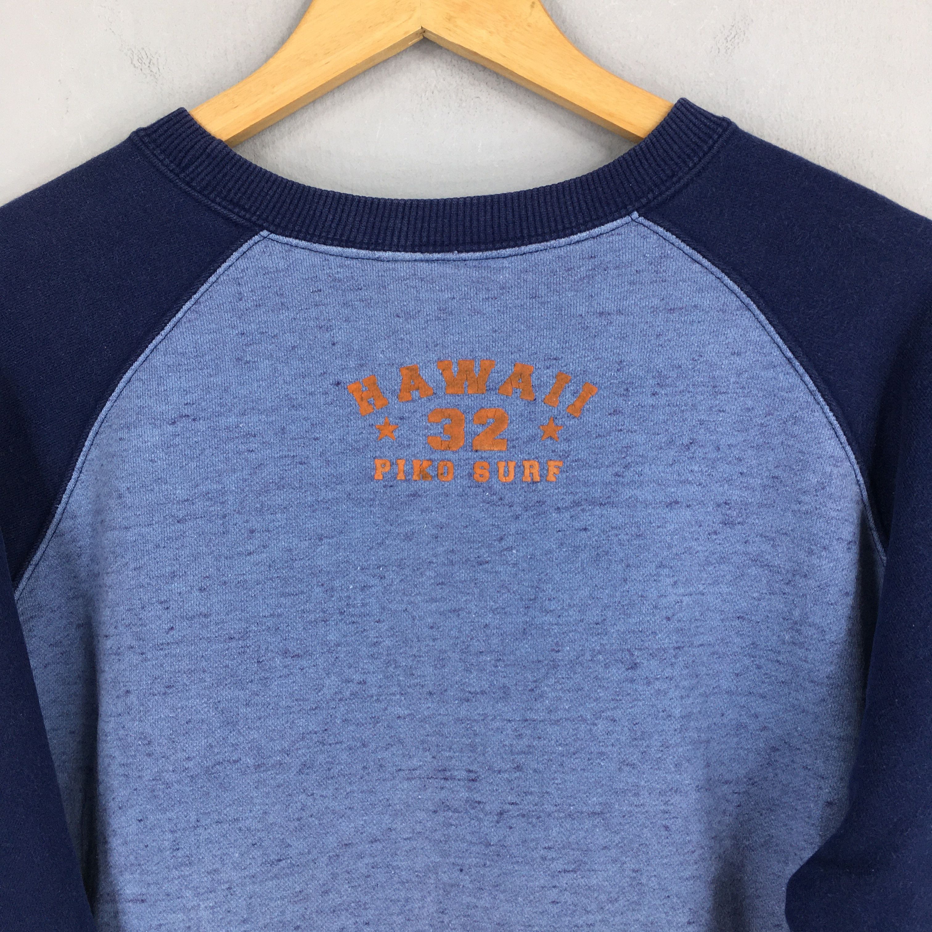 Vintage Vintage Piko Surfing Blue Sweatshirt Medium Size US M / EU 48-50 / 2 - 7 Thumbnail