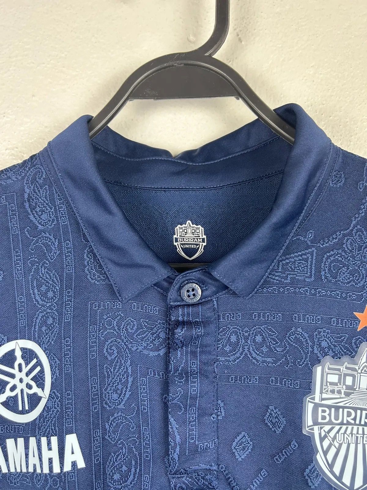Yamaha Buriram United 2021/22 Home Kit Bandana Soccer Jersey Size US M / EU 48-50 / 2 - 3 Thumbnail