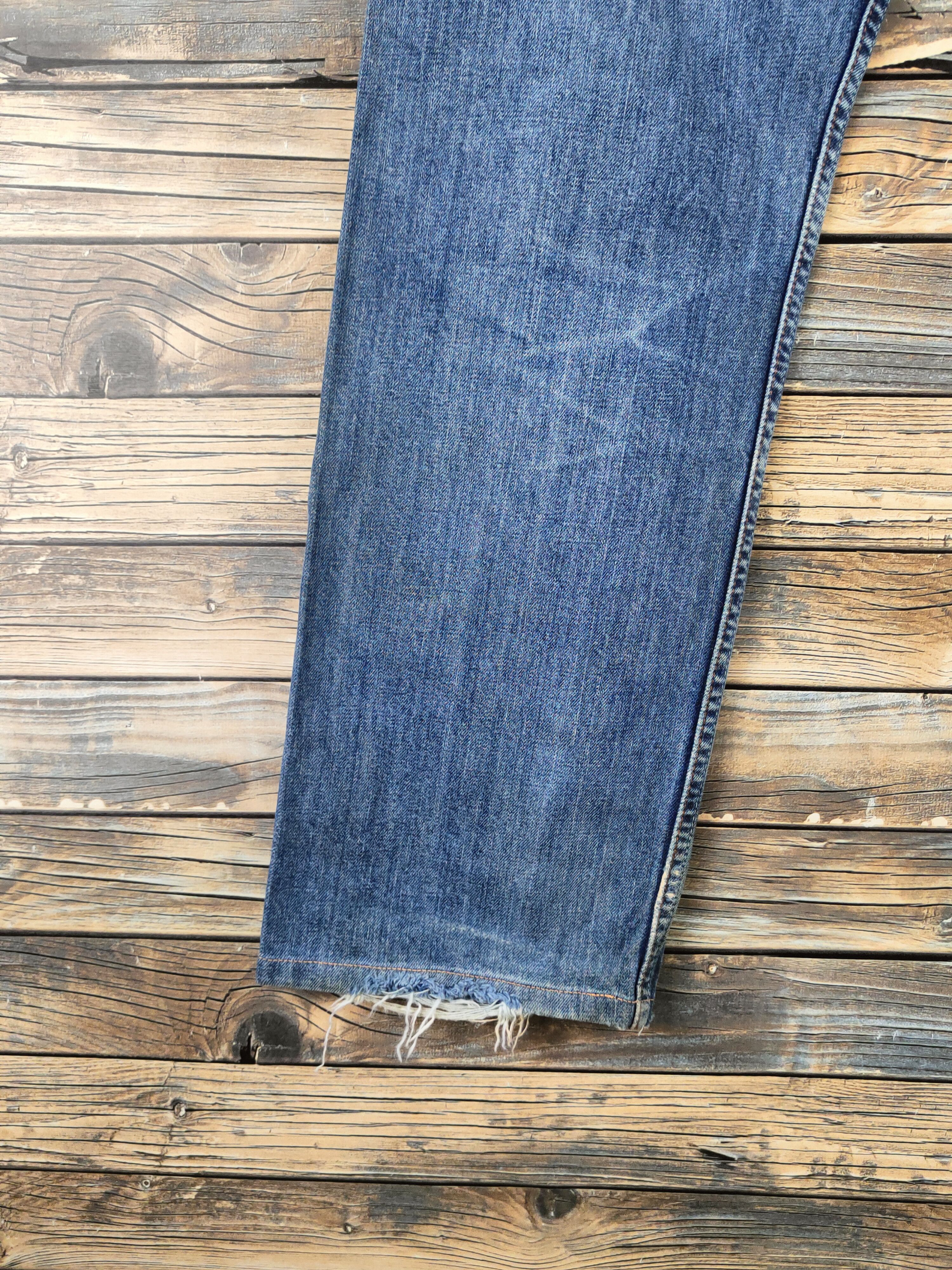 Levi's 512 Levi's Blue Distressed Ripped Jeans #S2808 Size US 28 / EU 44 - 10 Thumbnail