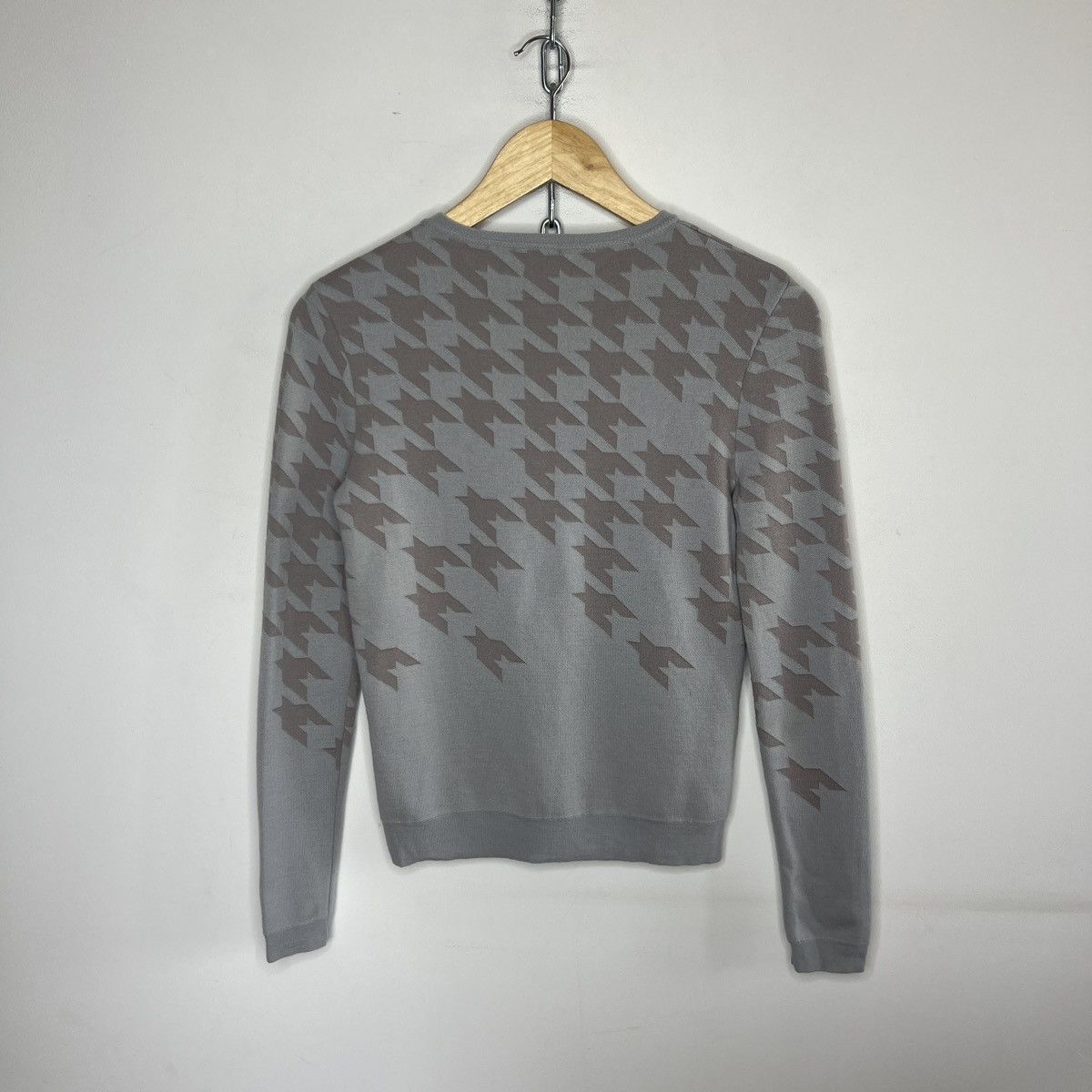Dior Christian Dior Paris Jumper Sweater Knit Wool Gray Size S / US 4 / IT 40 - 8 Thumbnail