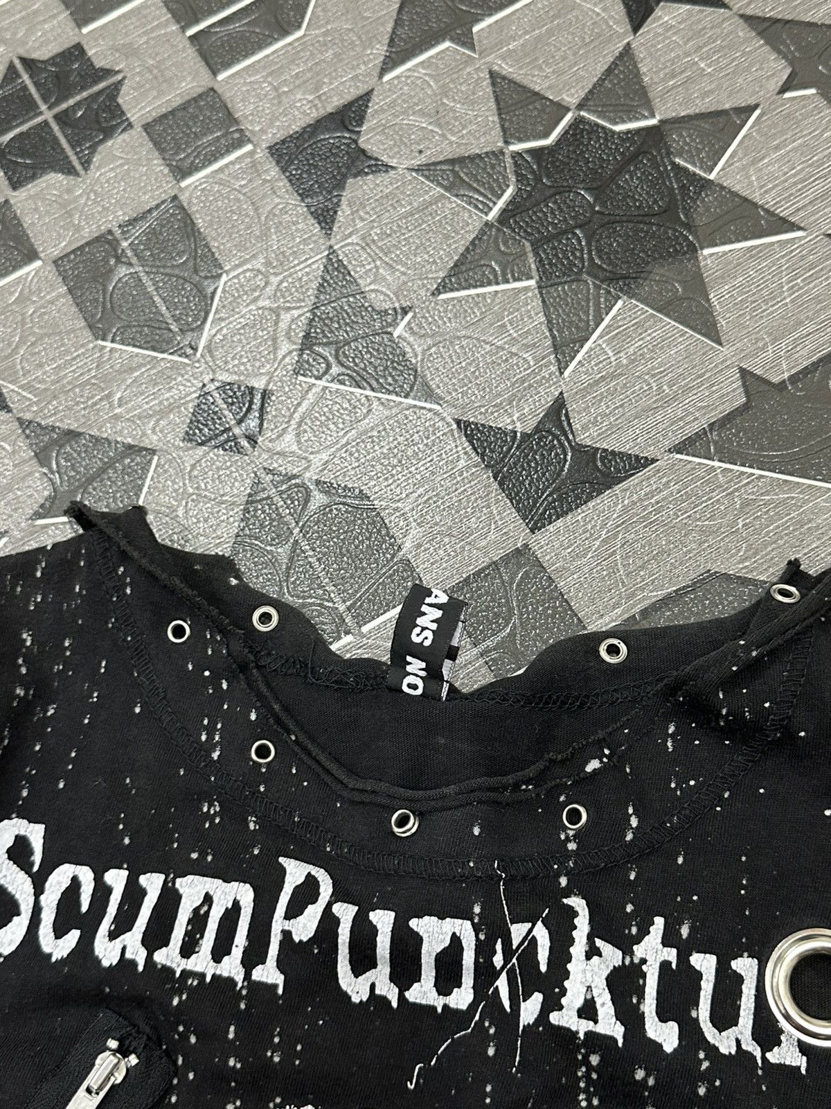 Seditionaries Seditionaries Muslin Scumpuncture Zipper Punk Tee Size US S / EU 44-46 / 1 - 5 Thumbnail