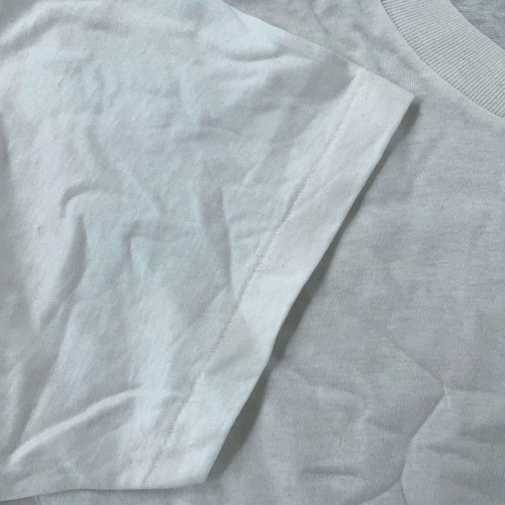 Hanes VINTAGE Hanes Shirt Mens M White Cotton Crewneck Short Sleeve Tee Size US M / EU 48-50 / 2 - 3 Thumbnail