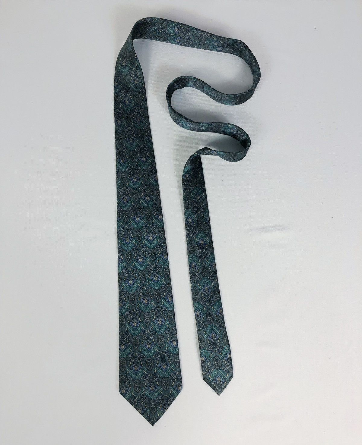 Lanvin Rare Vintage Lanvin Paris Paisley Silk Tie Size ONE SIZE - 2 Thumbnail