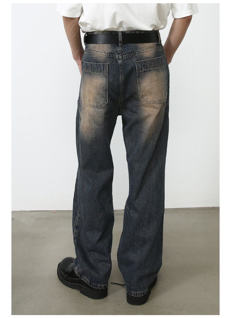 Japanese Brand American retro straight trend loose jeans y2k Size US 32 / EU 48 - 4 Thumbnail