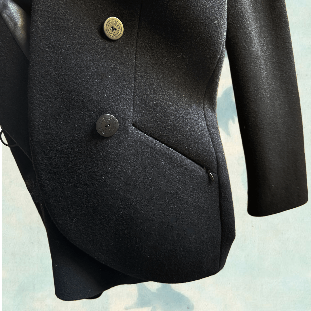 Giorgio Armani Giorgio Armani Structured Wool Blazer Size S / US 4 / IT 40 - 3 Thumbnail