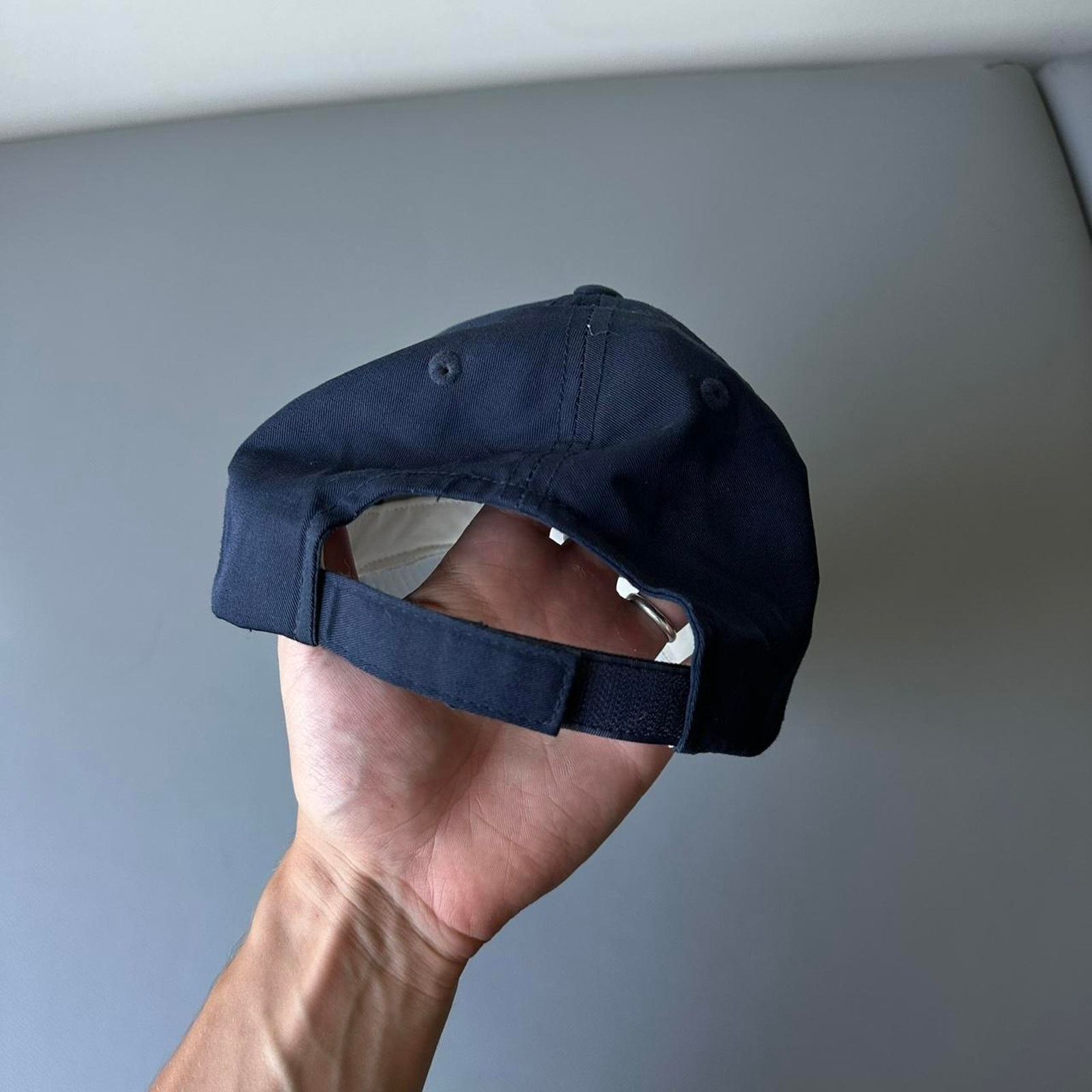 Vintage Vintage Y2K Blank Navy Sporty P Baseball Hat Size ONE SIZE - 5 Thumbnail