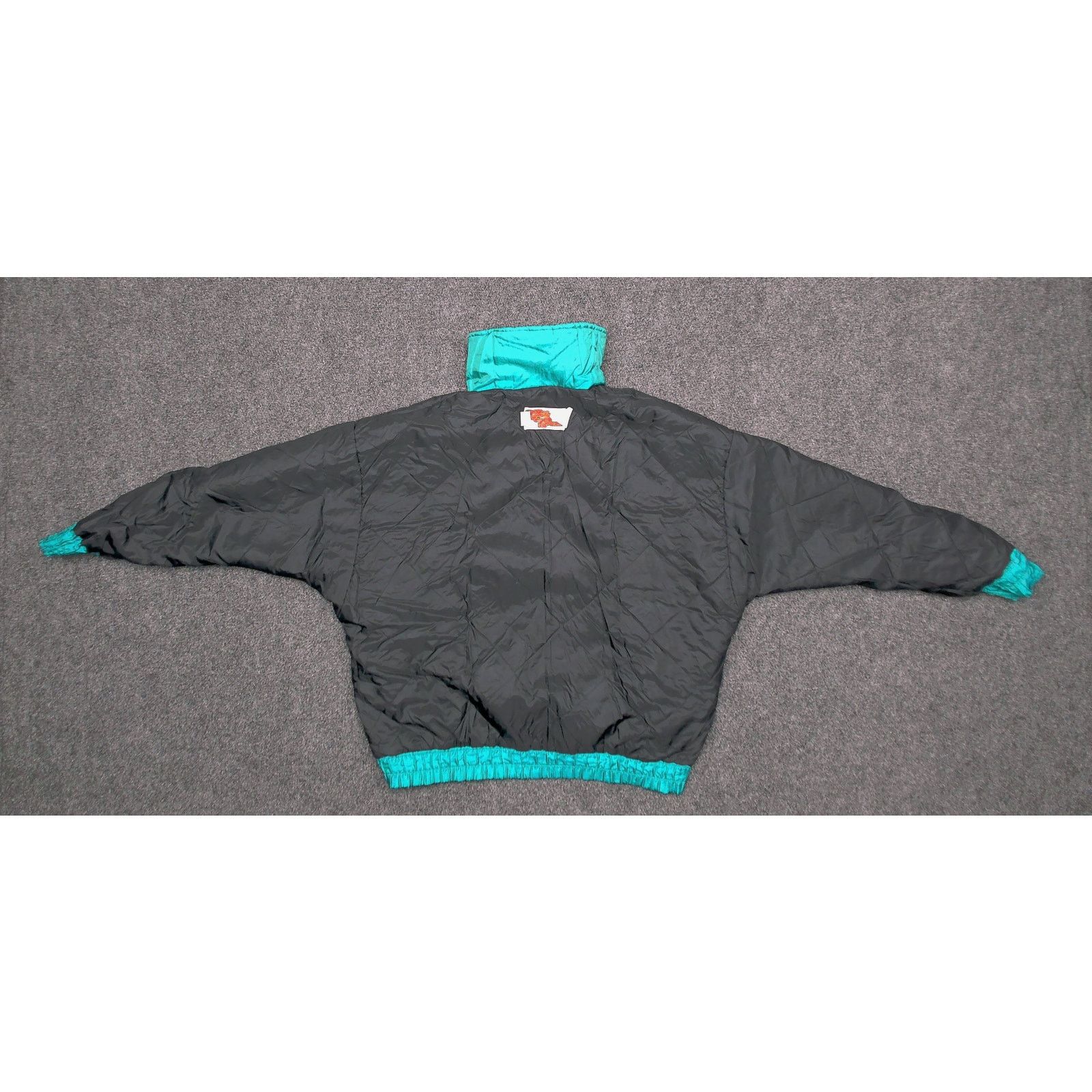 Vintage Vintage 80s Teal Boxy Batwing Ski Jacket Size XL / US 12-14 / IT 48-50 - 8 Thumbnail