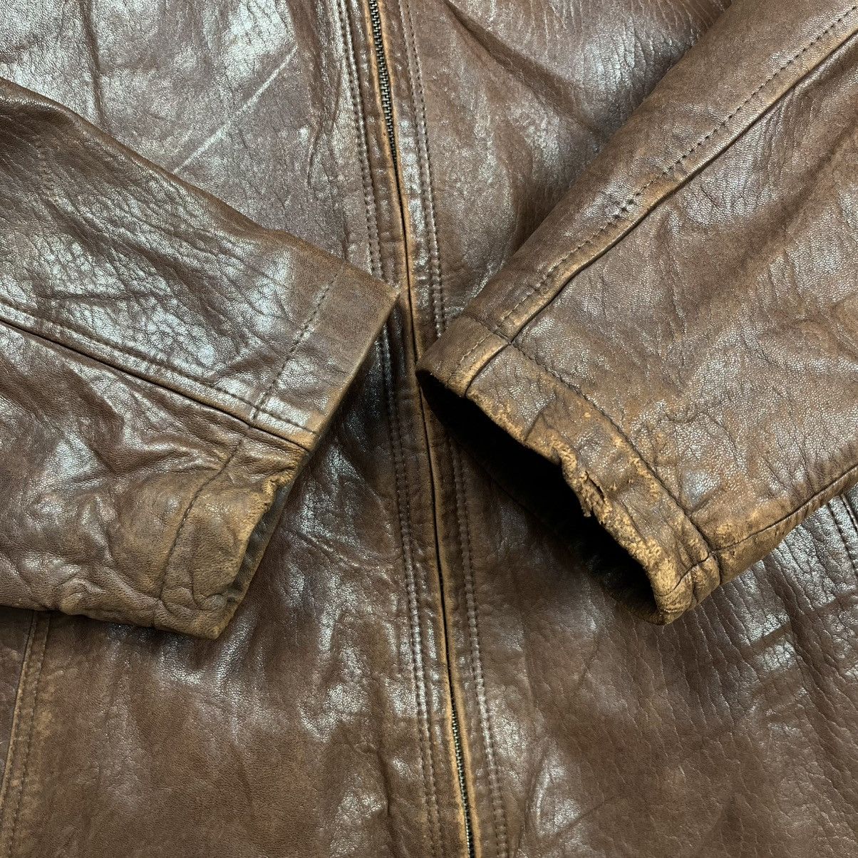 Yves Saint Laurent Vintage 90s ysl Yves saint laurent leather jacket Size US XL / EU 56 / 4 - 13 Thumbnail