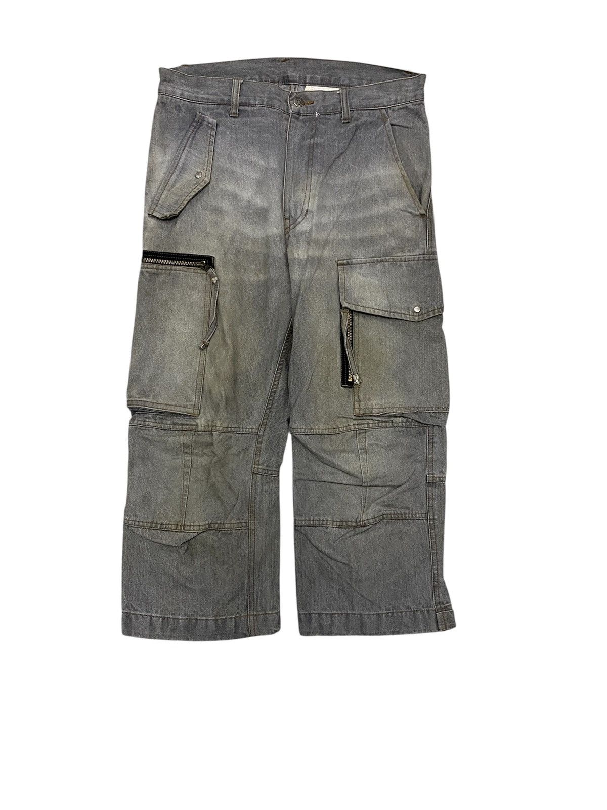 PPFM 2000s PPFM Multipocket cargos wide 3/4 pants Size US 32 / EU 48 - 1 Thumbnail
