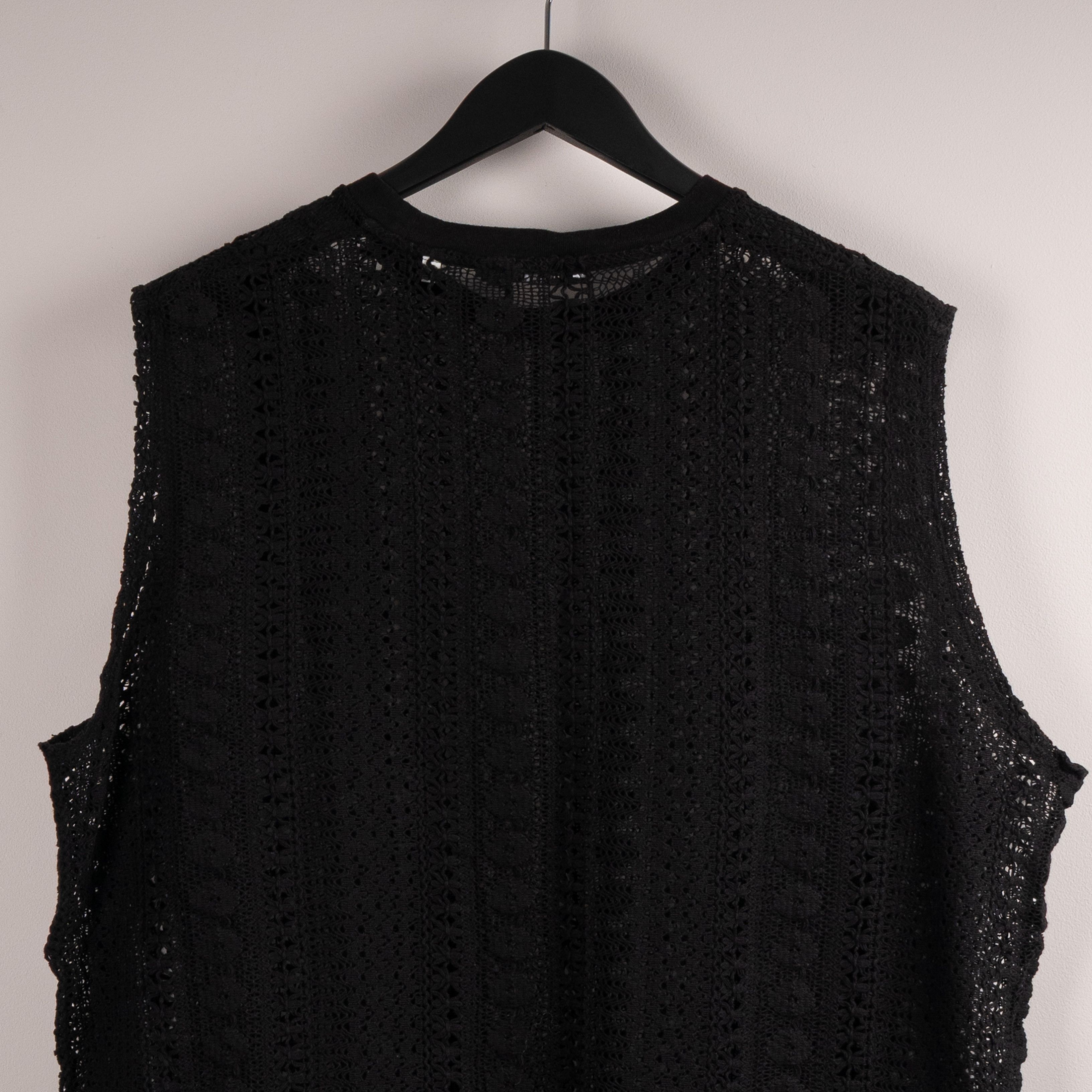 Our Legacy Our Legacy SS21 Box Crochet Vest Black Size US M / EU 48-50 / 2 - 6 Thumbnail