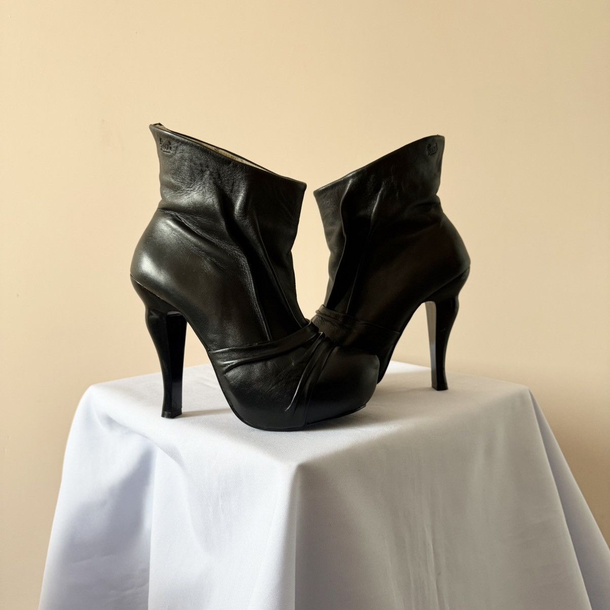 Feud Avantgarde Vintage Style Rick Owens AS 98 Heels Boots