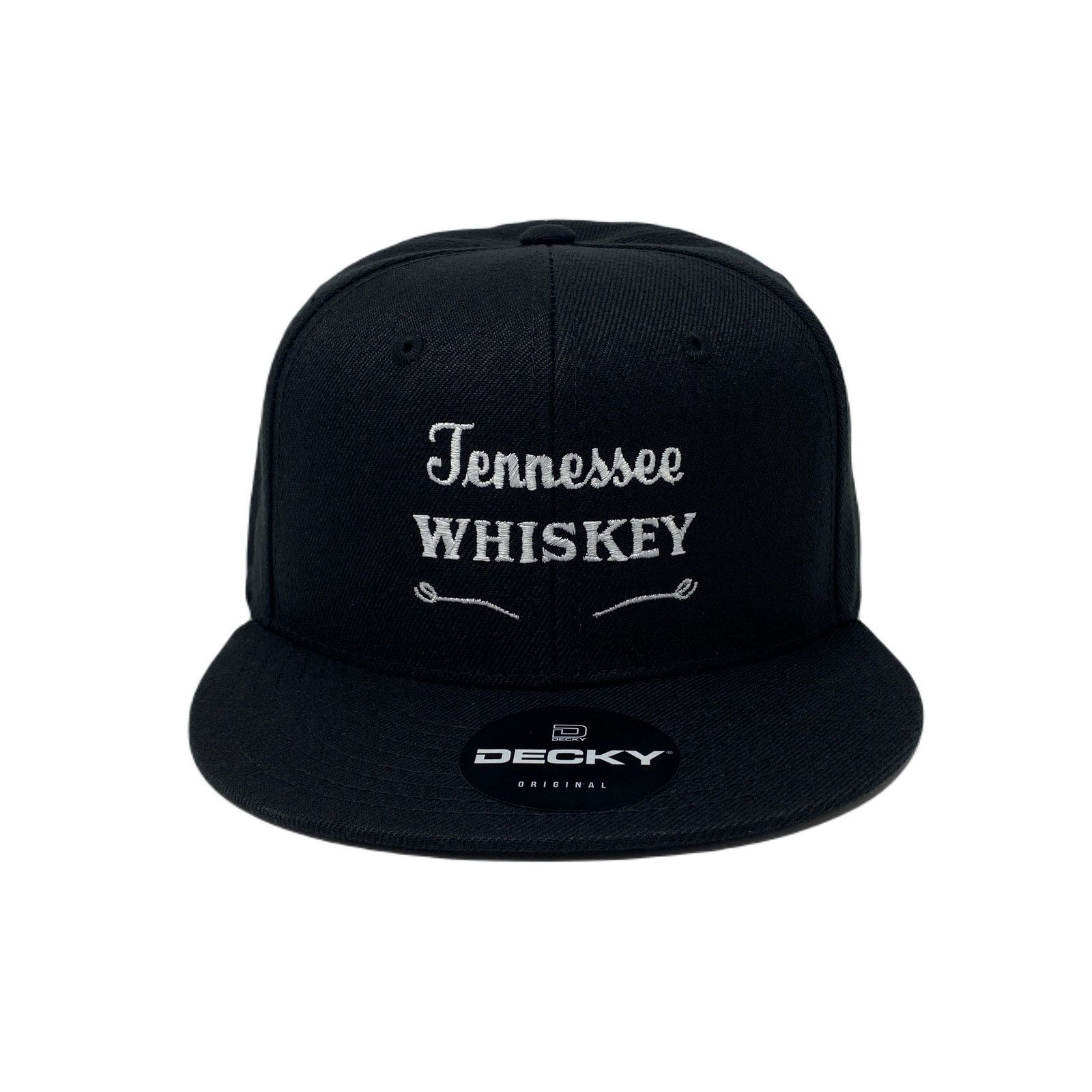 Other Tennessee Whiskey Snapback Hat All Black Size ONE SIZE - 2 Thumbnail
