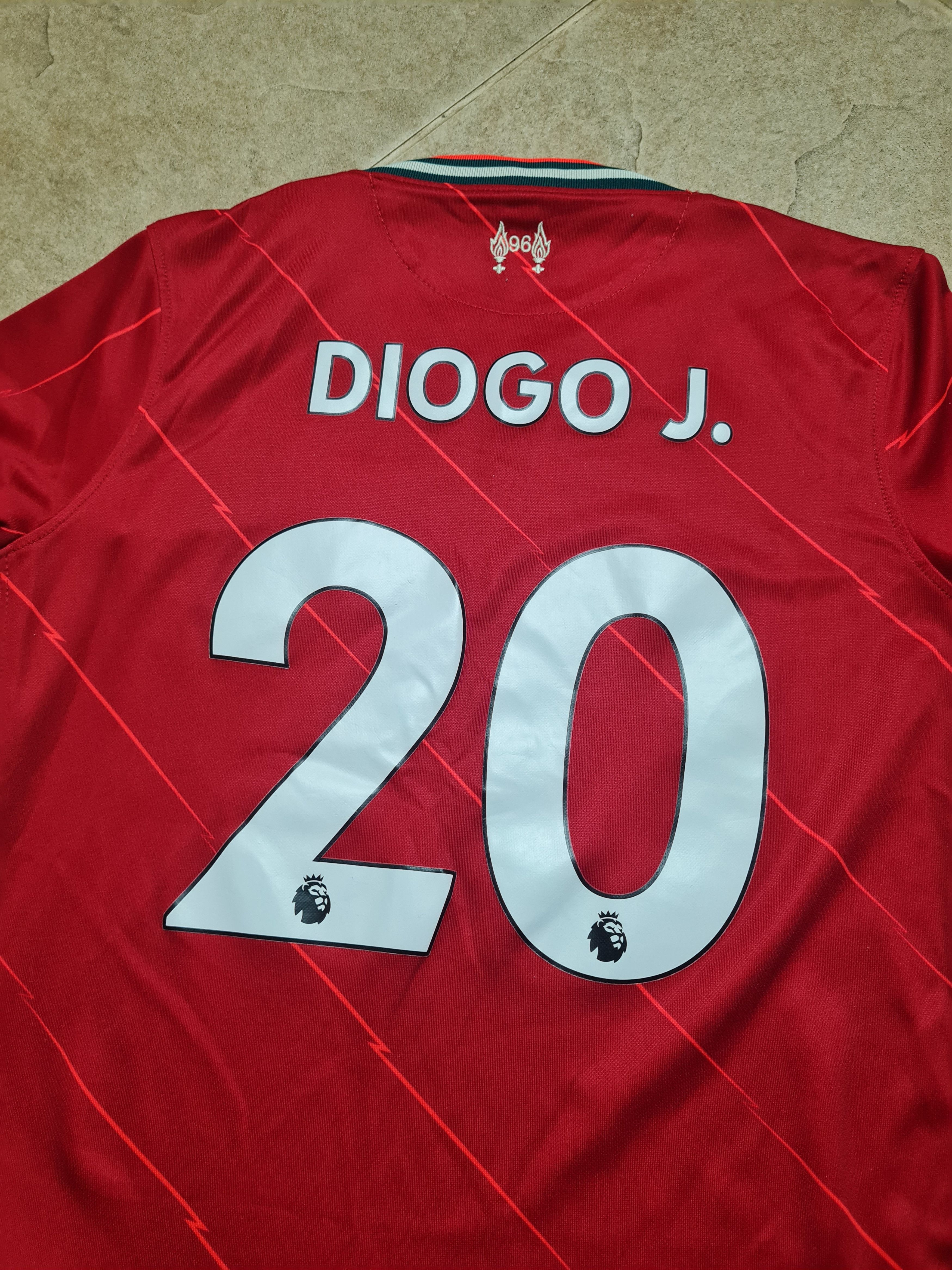 Nike Soccer Shirt #20 Diogo Jota Liverpool FC Nike 082568-888 Size US XXS / EU 40 - 19 Thumbnail