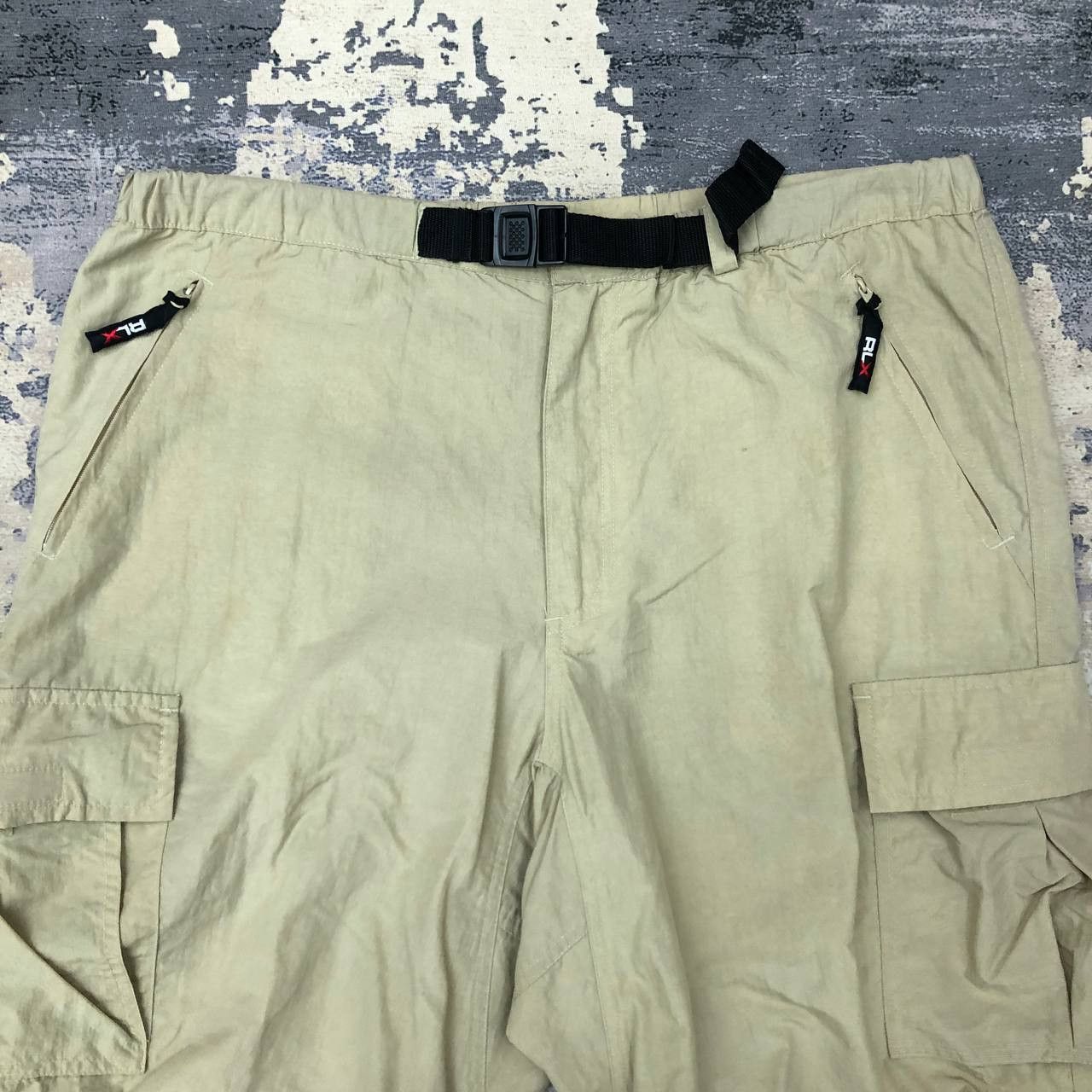 Polo Ralph Lauren P146 NYLON RLX POLO SPORT OUTDOOR CARGO PANTS Size US 35 - 3 Thumbnail