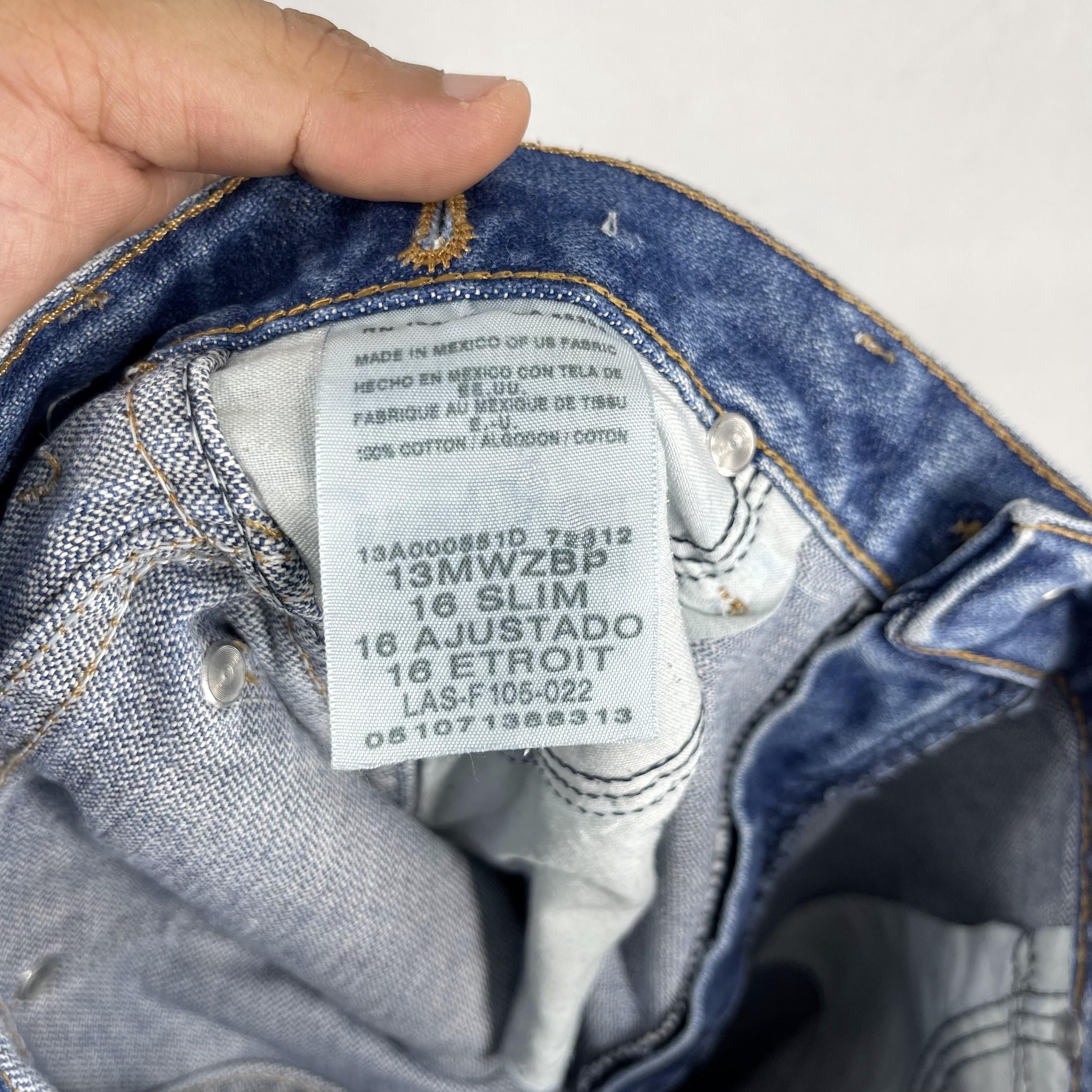 Vintage × Wrangler Size 25 Vintage Wrangler Small Hip Distressed Dirty Jeans Size 25" / US 0 / IT 36 - 5 Thumbnail