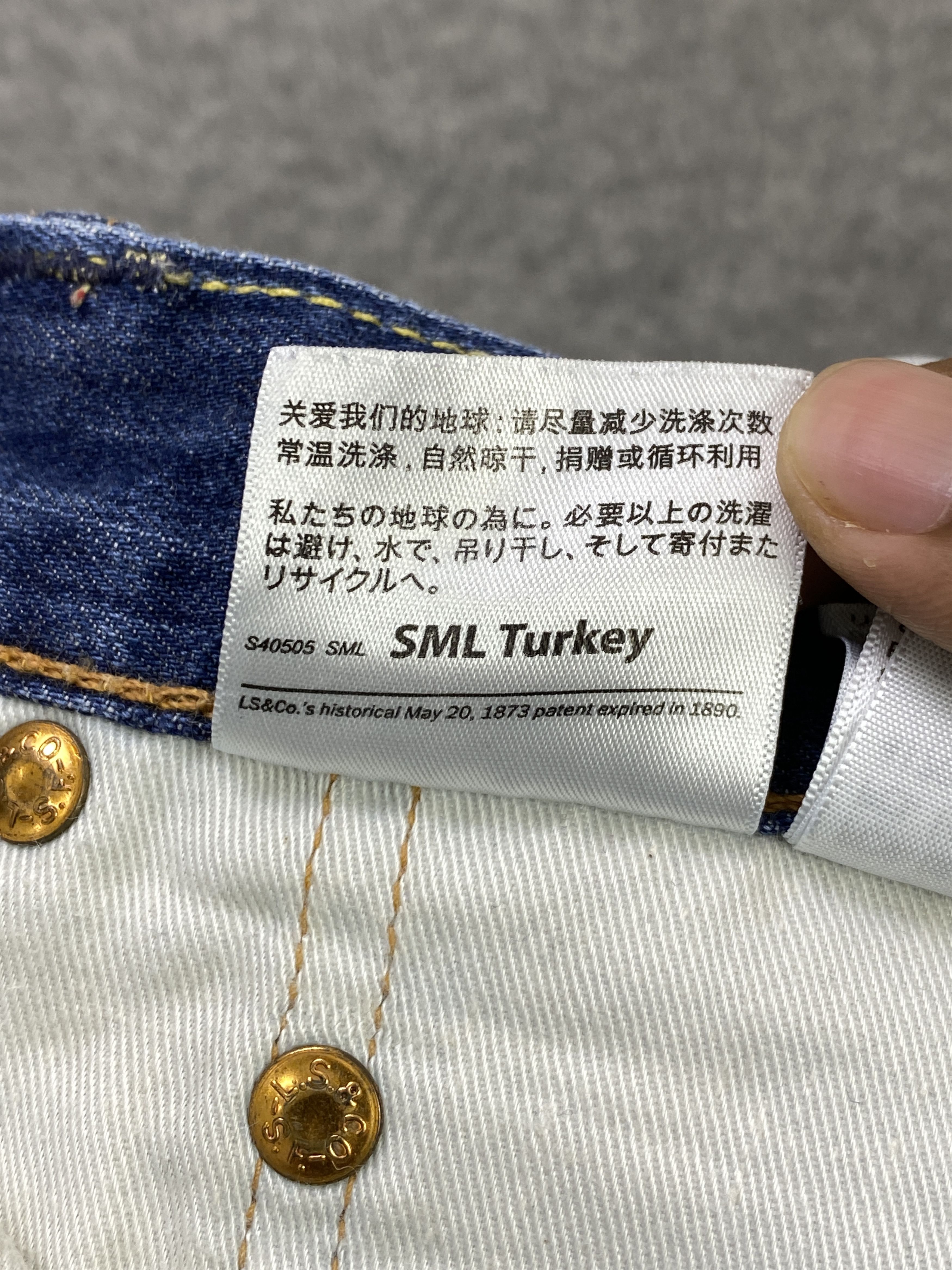 Levi's Vintage Levis 527 Faded Blue Jeans DP2863 Size US 37 - 10 Thumbnail