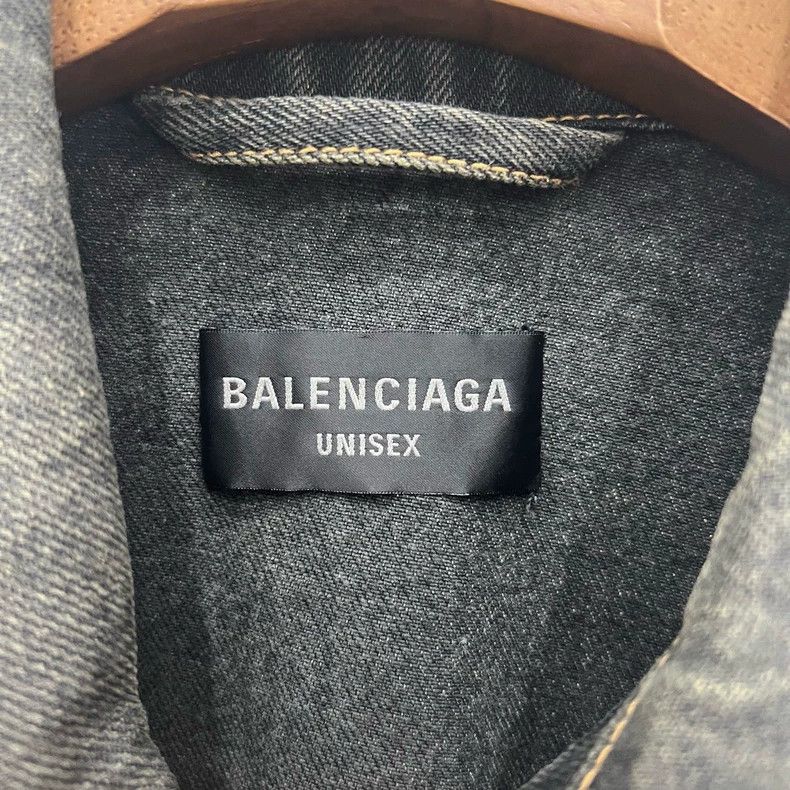 Balenciaga Balenciaga New Year Washed Graffiti logo Unicorn Arm Denim Size US XS / EU 42 / 0 - 4 Thumbnail