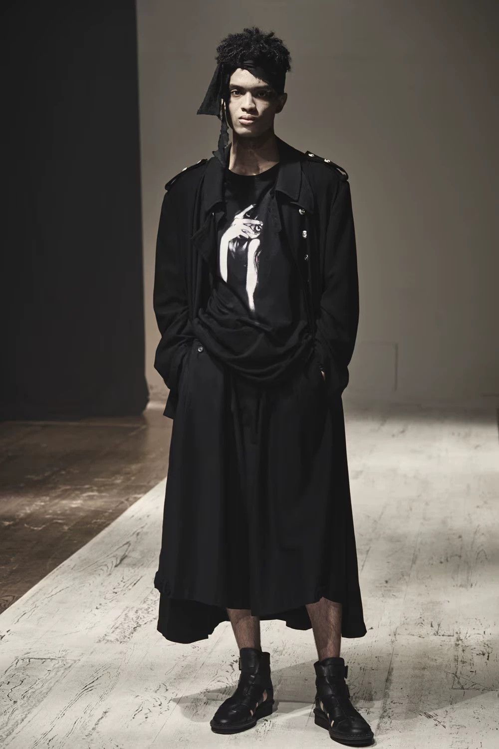 Yohji Yamamoto Yohji Yamamoto 22SS Triacetate Skirt Cuff Buttons Size US 34 / EU 50 - 2 Thumbnail
