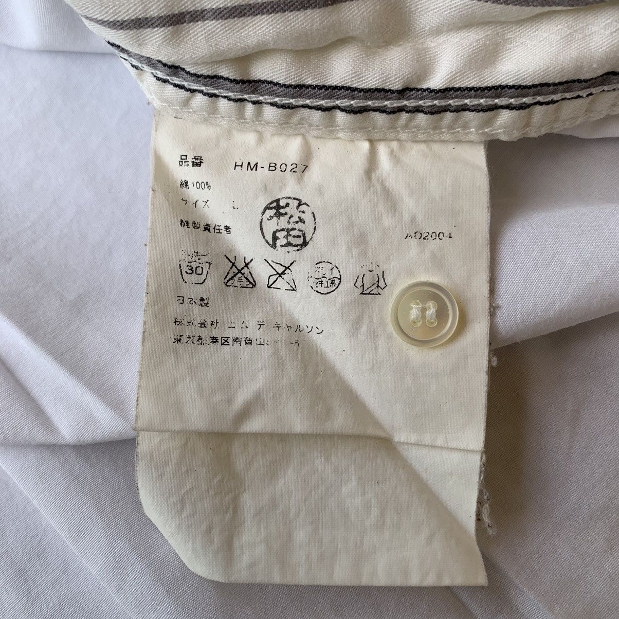 Comme des Garcons Homme Comme des Garcons Homme Striped Shirts Size US L / EU 52-54 / 3 - 7 Thumbnail