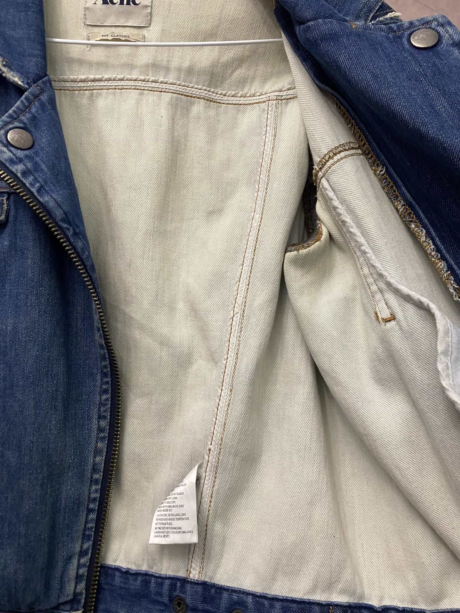 Acne Studios × Designer Acne Studios Denim Jacket Luxury Size XS / US 0-2 / IT 36-38 - 5 Thumbnail