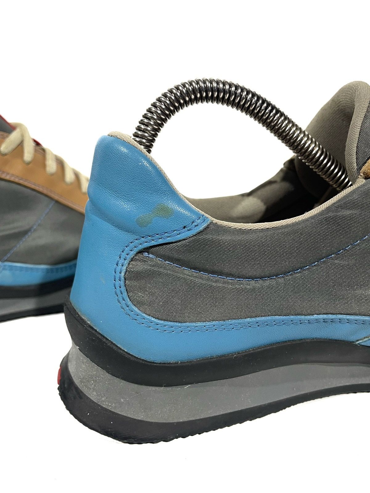 Prada Prada Vintage Leather Nylon Bowling Style Women Sneakers 38 Size US 8 / IT 38 - 6 Thumbnail
