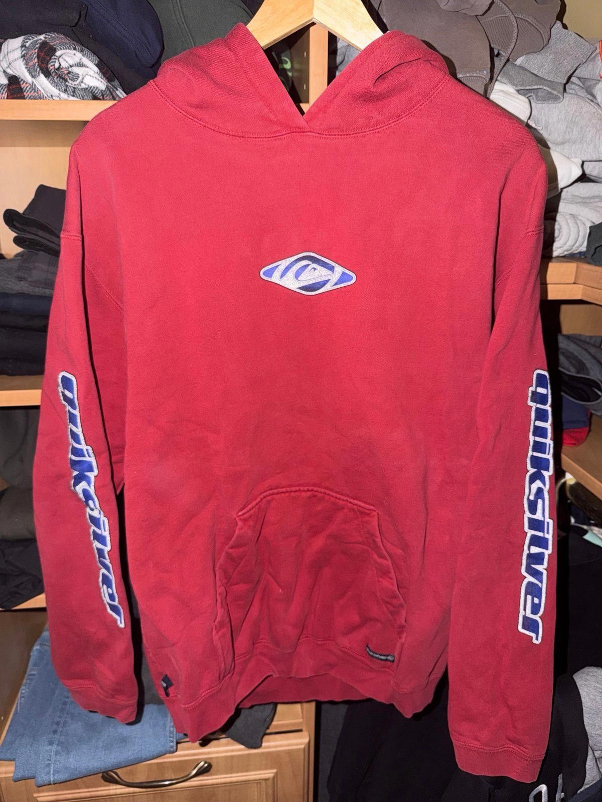 Quiksilver Quiksilver Red Quad-Hit Hoodie Mens LG Y2K 90s Rare Surf Size US L / EU 52-54 / 3 - 1 Thumbnail