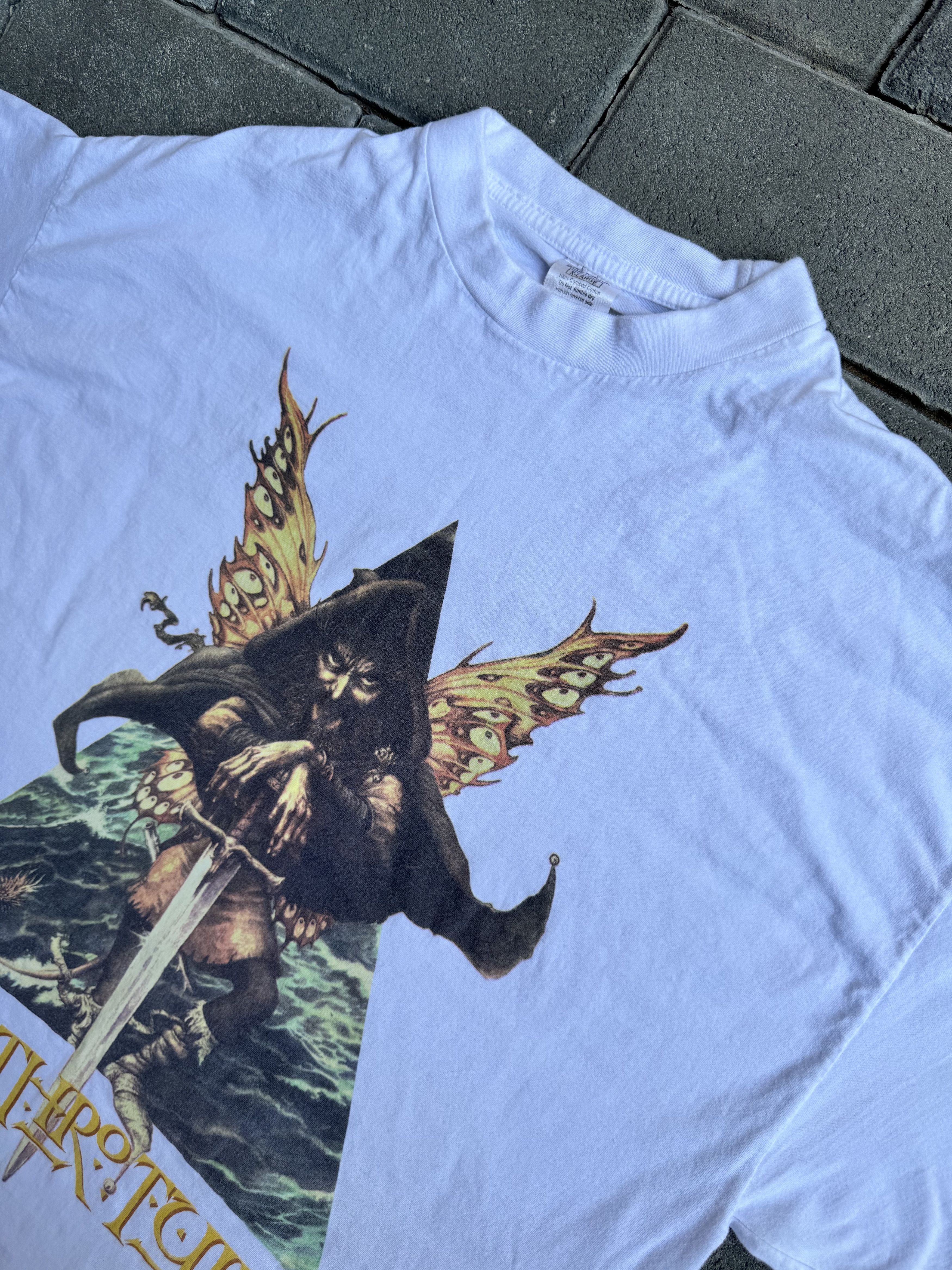 Vintage Jethro Tull Shirt Vintage Fairy Wizard Flute Rock 90s Size US XL / EU 56 / 4 - 5 Thumbnail