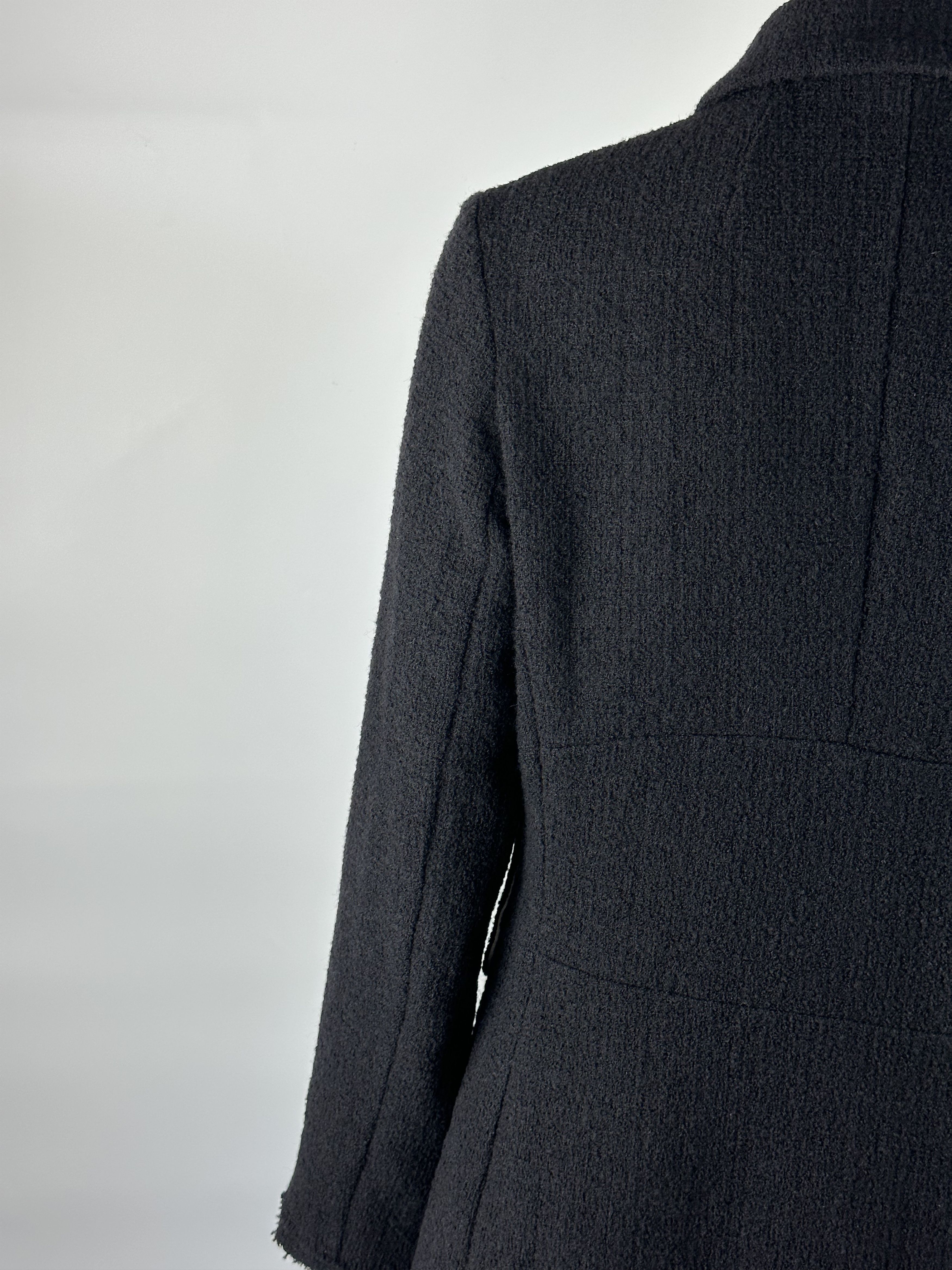 DOROTHEE SCHUMACHER Dorothee Schumacher Black Wool Coat Size M / US 6-8 / IT 42-44 - 4 Thumbnail