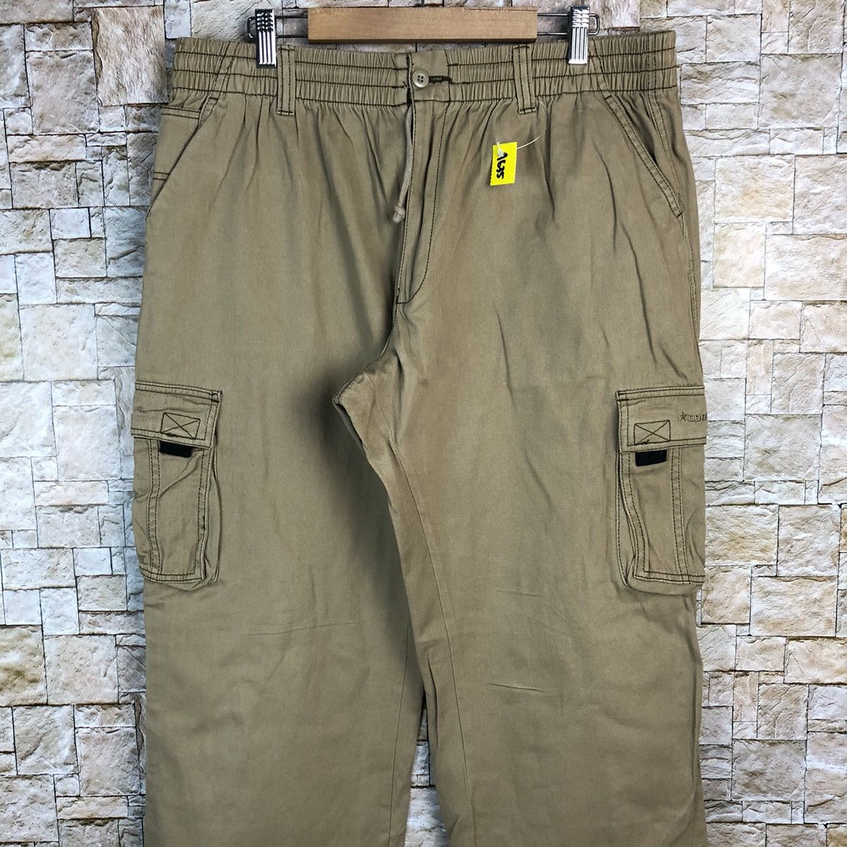 Converse Converse Brown Cargo jogger utility Multipocket Pants #A635 Size US 33 - 5 Thumbnail