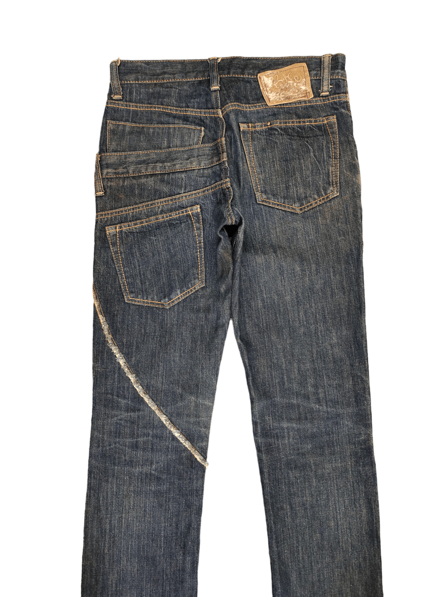 Kapital Antgauge Double Waist Cut & Sew Denim Jeans Hysterics Style Size US 30 / EU 46 - 11 Thumbnail