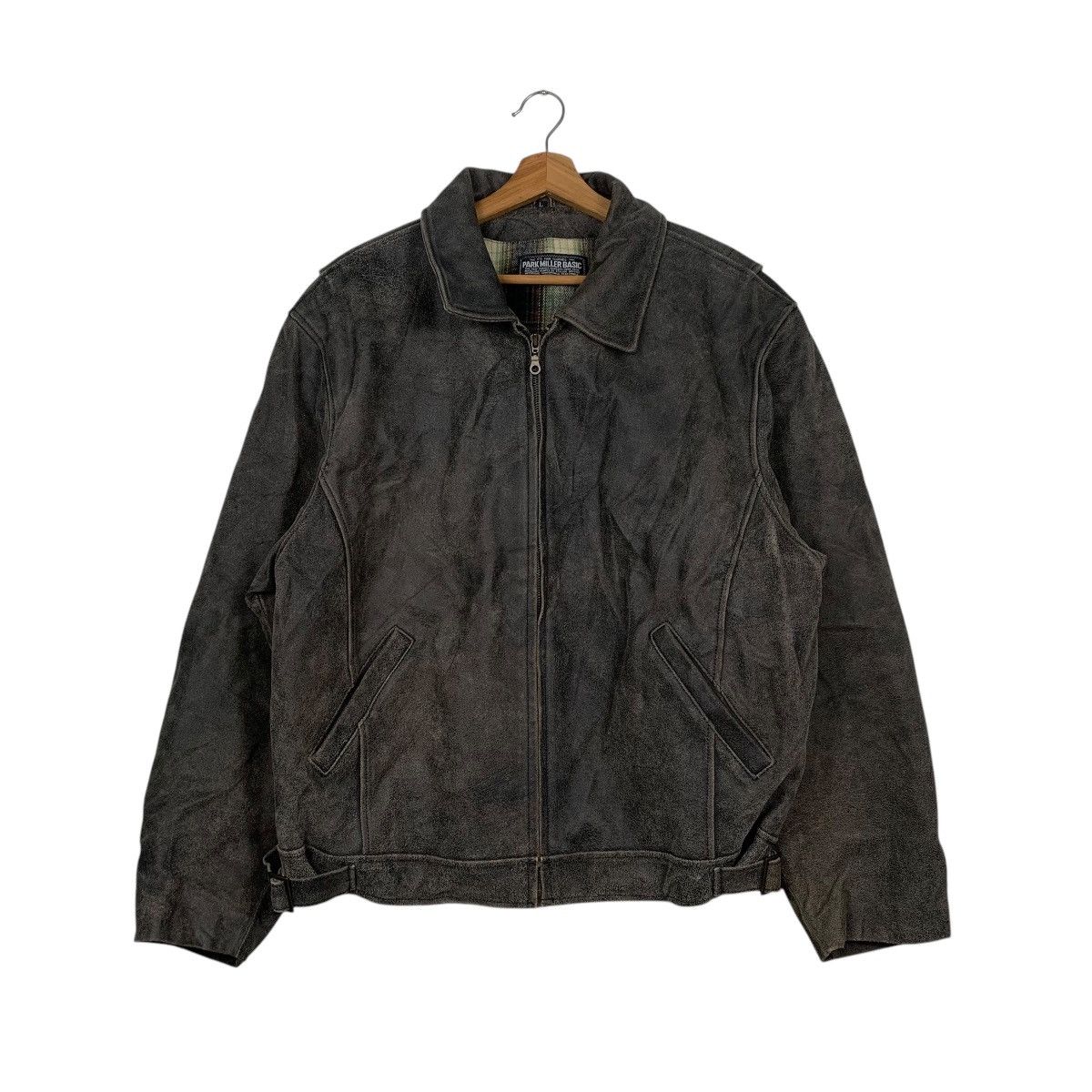 Japanese Brand Japanese Brand Park Miller Basic Leather Jacket Size US L / EU 52-54 / 3 - 1 Thumbnail