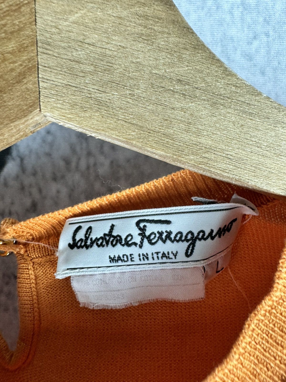 Designer × Salvatore Ferragamo Salvatore Ferragamo Italian Designer Sweater tshirt Size L / US 10 / IT 46 - 3 Thumbnail