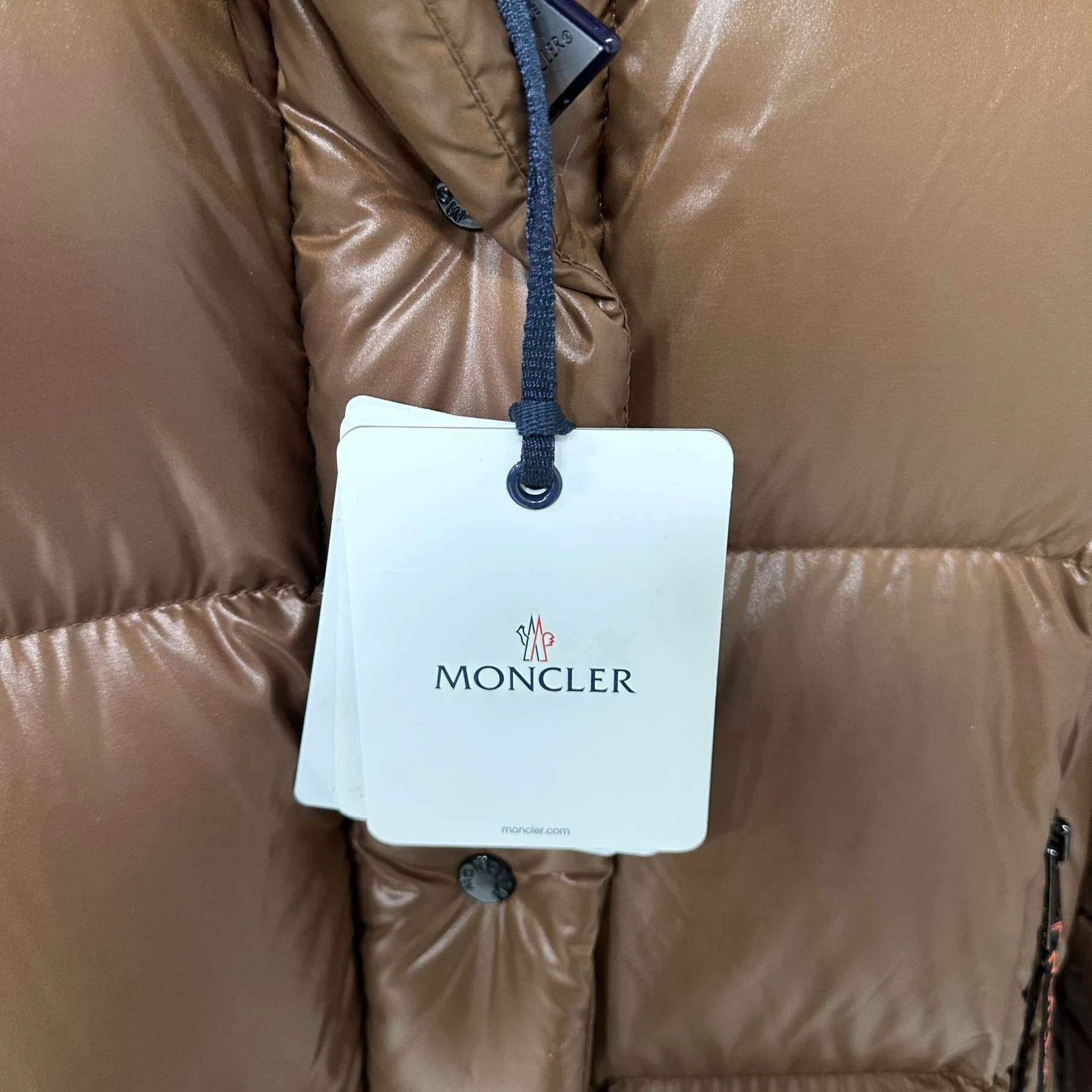 Moncler Moncler Parana down jacket 00 brown orange new Size XXS / US 00 / IT 34 - 6 Thumbnail