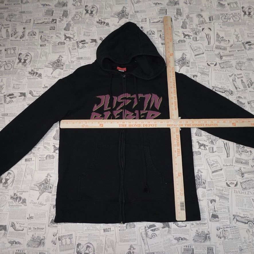 Bravado Large - Vintage / Y2K 10’s Justin Bieber music zip-up hoodie Size US L / EU 52-54 / 3 - 4 Thumbnail