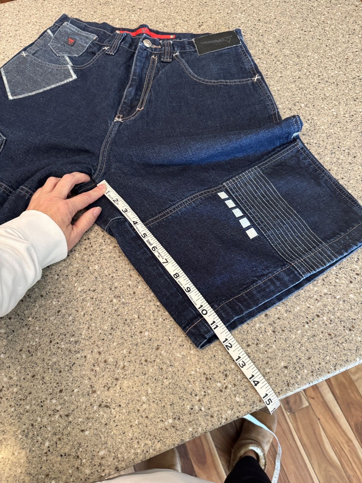 Other Vokal By Nelly Y2K Patchwork Jorts Size US 32 / EU 48 - 4 Thumbnail