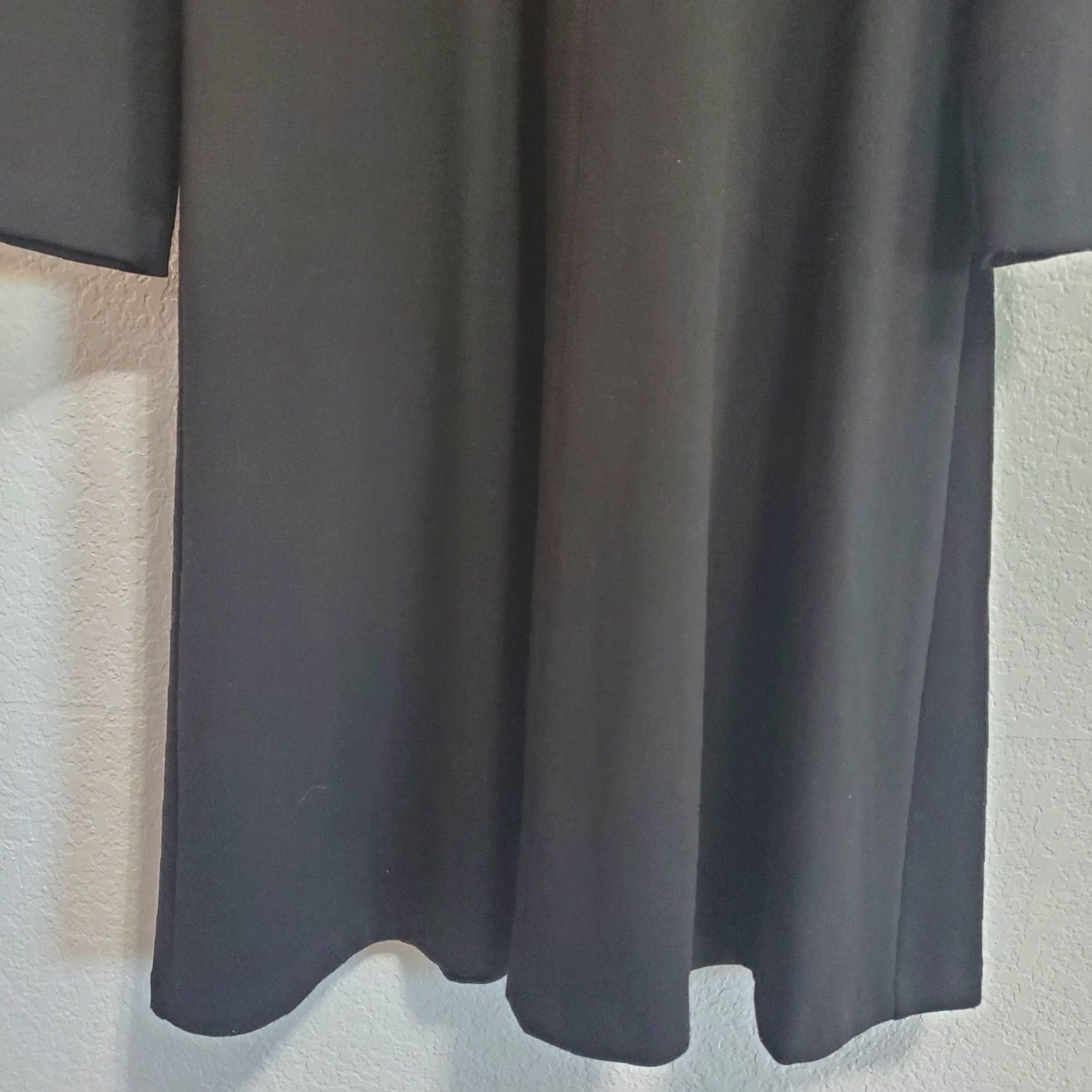 Coldwater Creek Coldwater Creek Dress Midi Black Long Sleeve Empire Waist V Neck Stretch Size 14 Size XL / US 12-14 / IT 48-50 - 5 Thumbnail