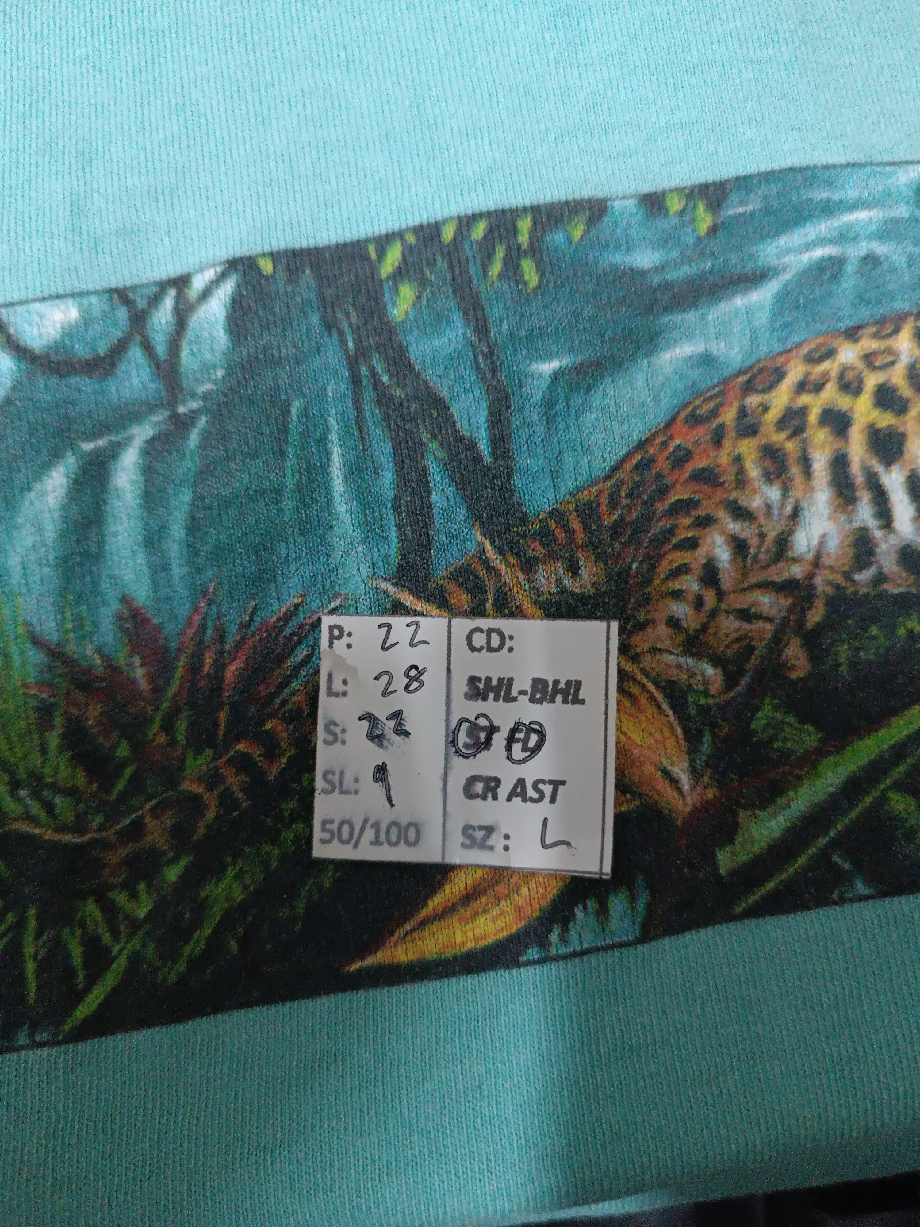 Habitat VINTAGE 90'S HABITAT RAINFOREST ANIMAL TIGER SINGLE STITCH Size US L / EU 52-54 / 3 - 21 Thumbnail