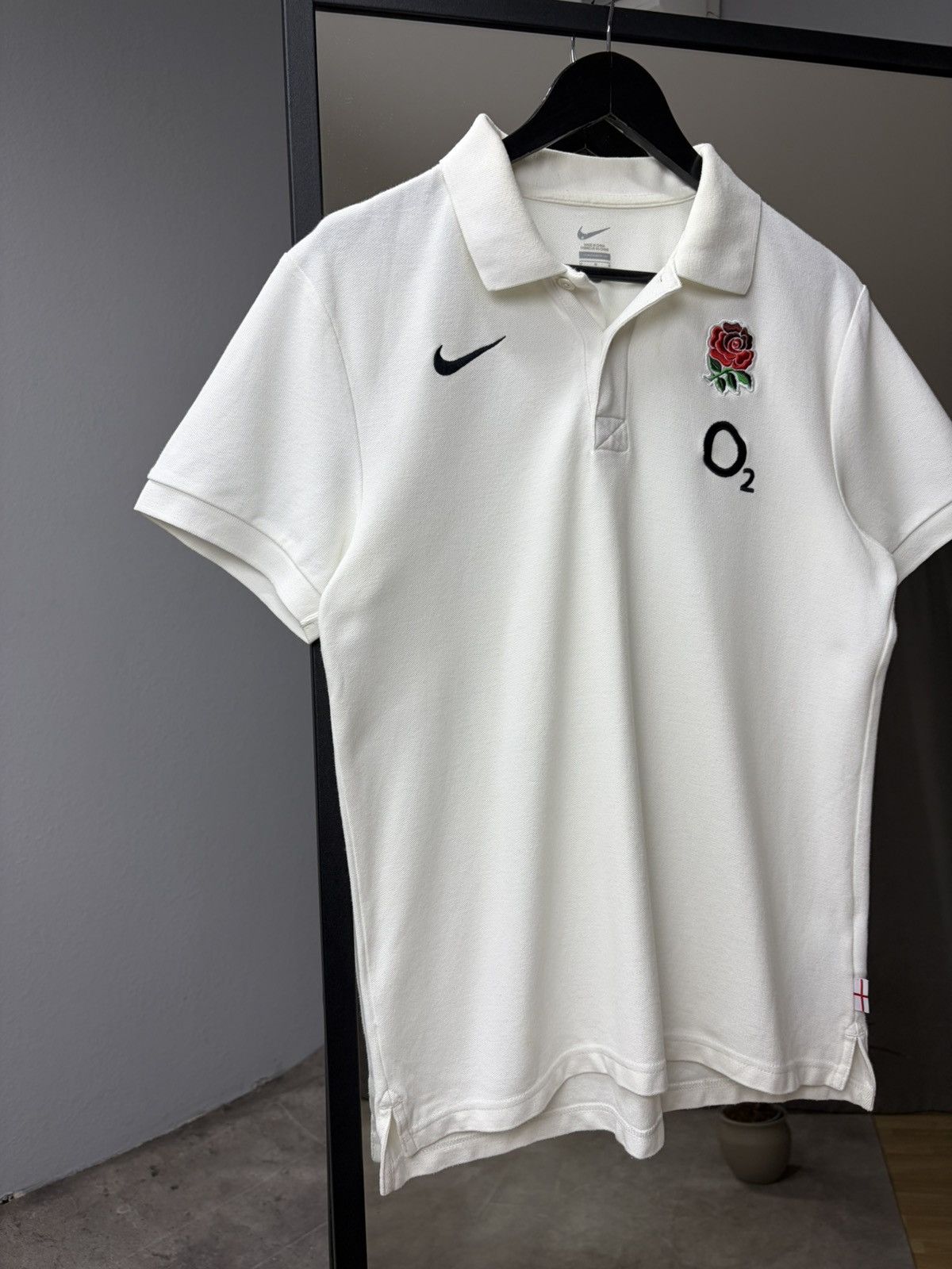 Nike Vintage Y2K Nike England Tee World Cup 2003 Rugby Polo Size US M / EU 48-50 / 2 - 2 Thumbnail