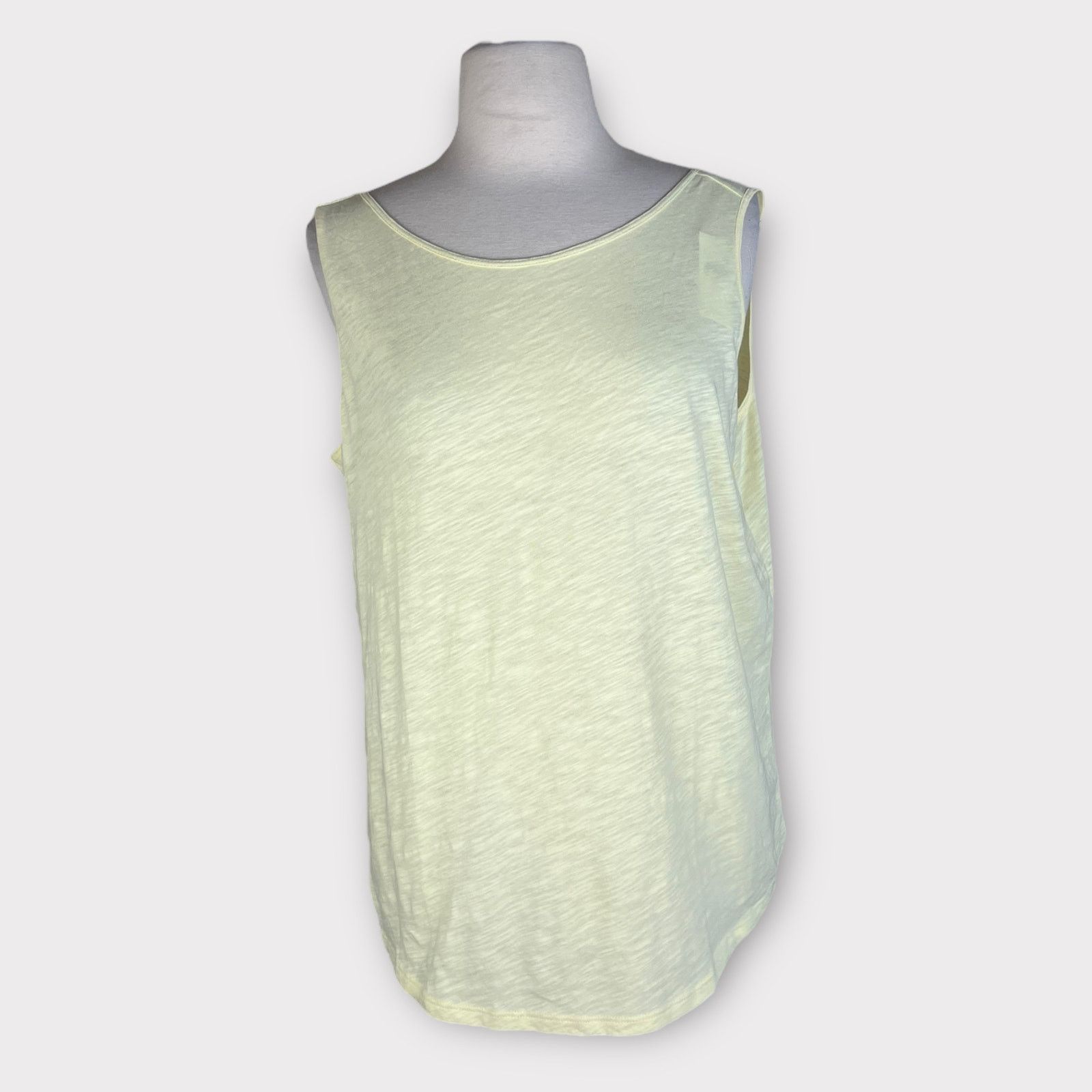 Ann Taylor Ann Taylor LOFT | Vintage Women Yellow Tie Back Tank Top Size M / US 6-8 / IT 42-44 - 5 Thumbnail