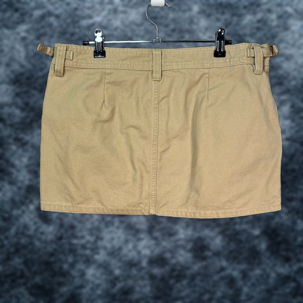 Aritzia Aritzia Skirt Womens 10 Khaki Cotton Mini w/ Pockets Adjustable Waist Vintage? No (Note: Original title did not indicate vintage) Size 32" / US 10 / IT 46 - 1 Thumbnail