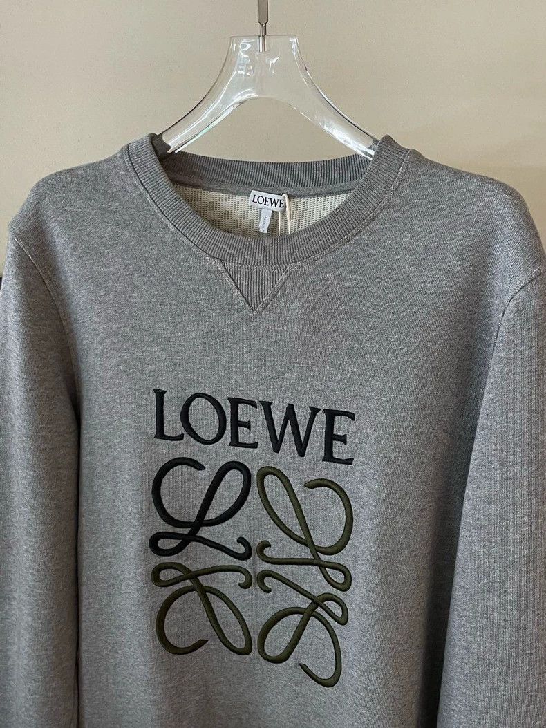 Loewe LOEWE Patchwork embroidered logo hoodie Size M / US 6-8 / IT 42-44 - 3 Thumbnail
