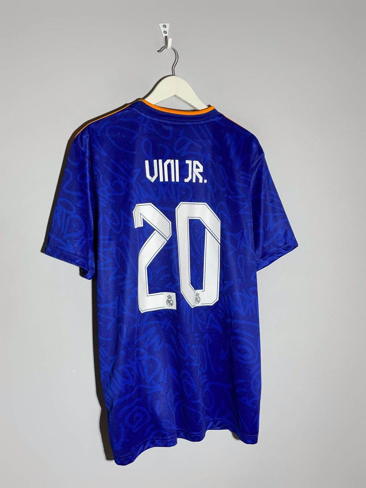 Adidas #20 Vinicius Junior Real Madrid Adidas 2021/22 Away Jersey Size US XL / EU 56 / 4 - 1 Thumbnail