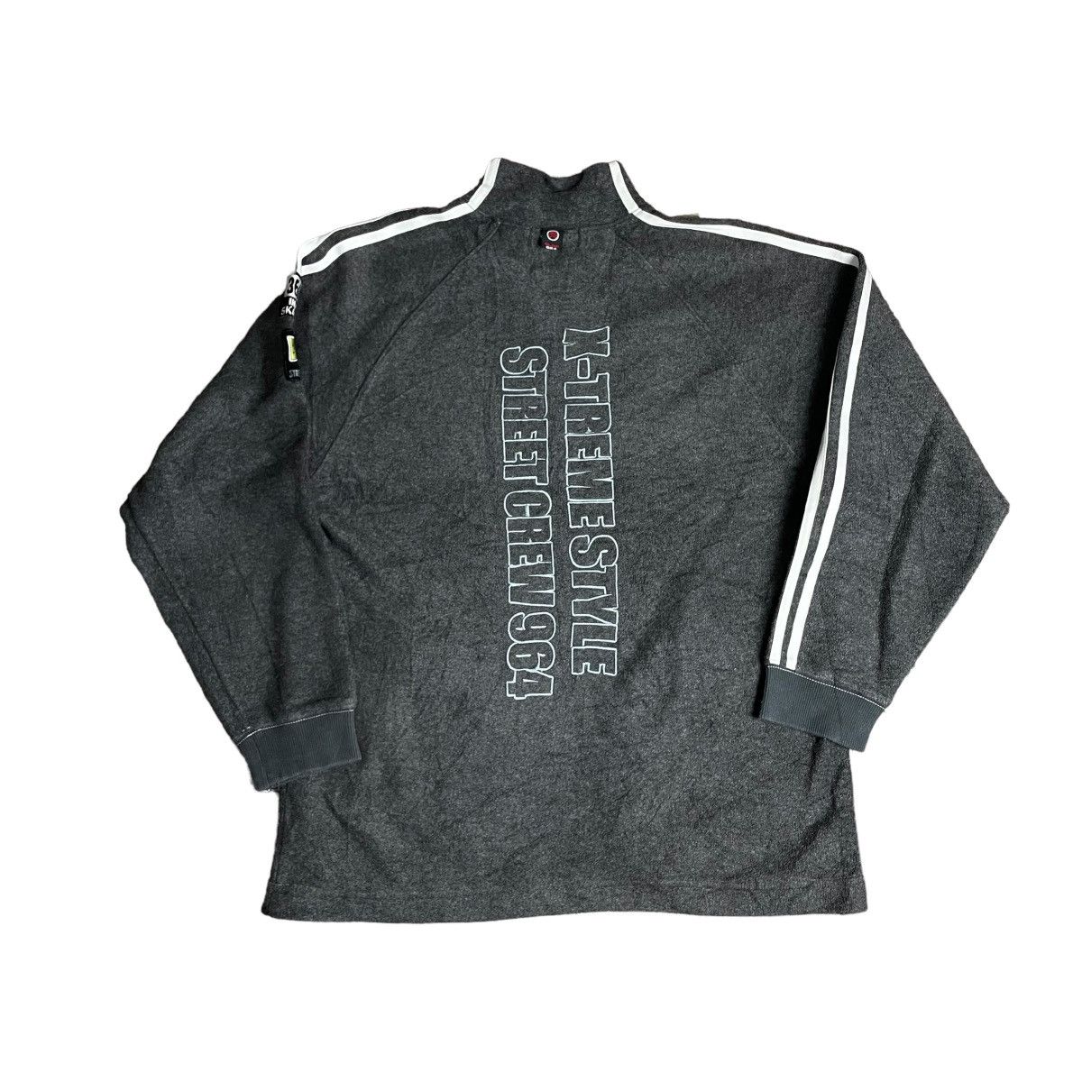 Japanese Brand 🇯🇵 BLUE CROSS HALF ZIPPER FLEECE JACKET Size US L / EU 52-54 / 3 - 2 Thumbnail