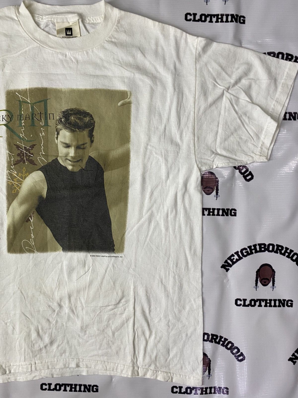 Vintage RICKY MARTIN VINTAGE TEE. Size US M / EU 48-50 / 2 - 1 Thumbnail